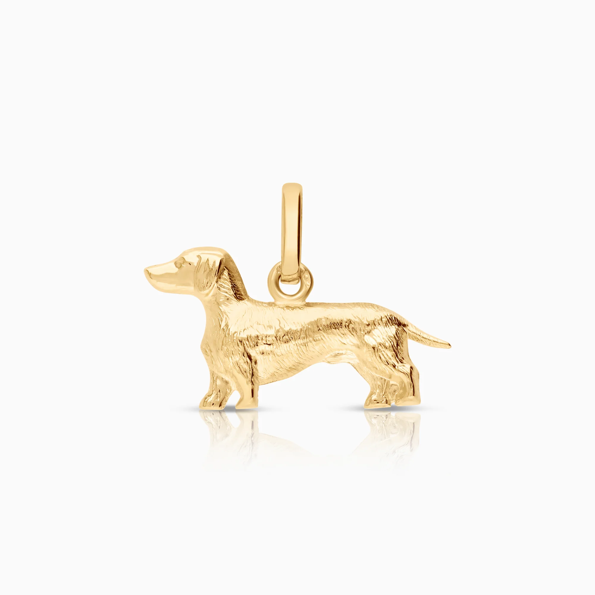 Dog pendant 1.30g 18K gold