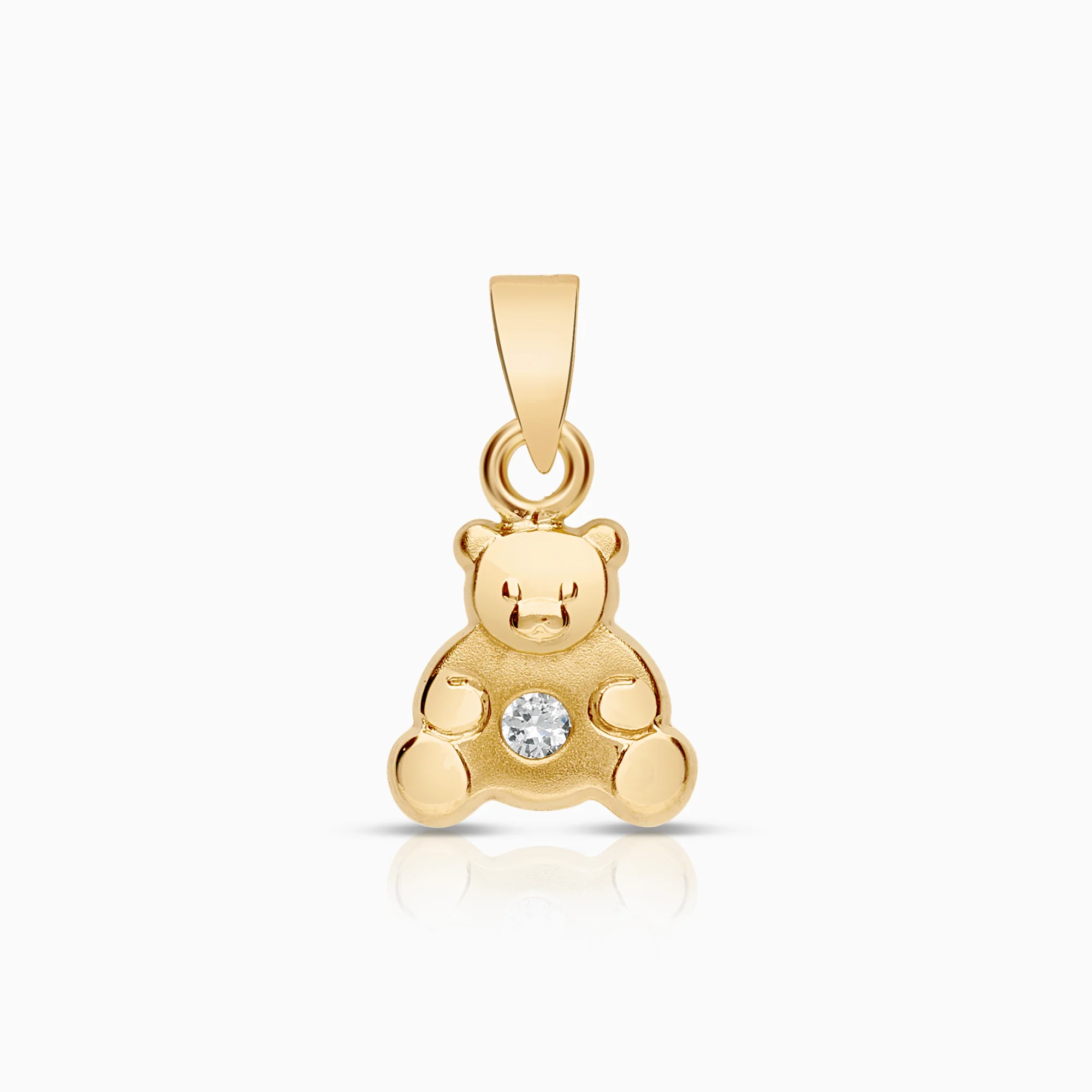 Teddy bear pendant 0.37g 18K gold