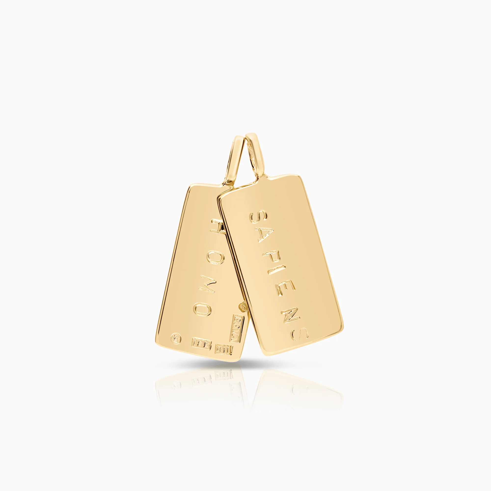Efva Attling 2 pendants 7.38g 18K gold