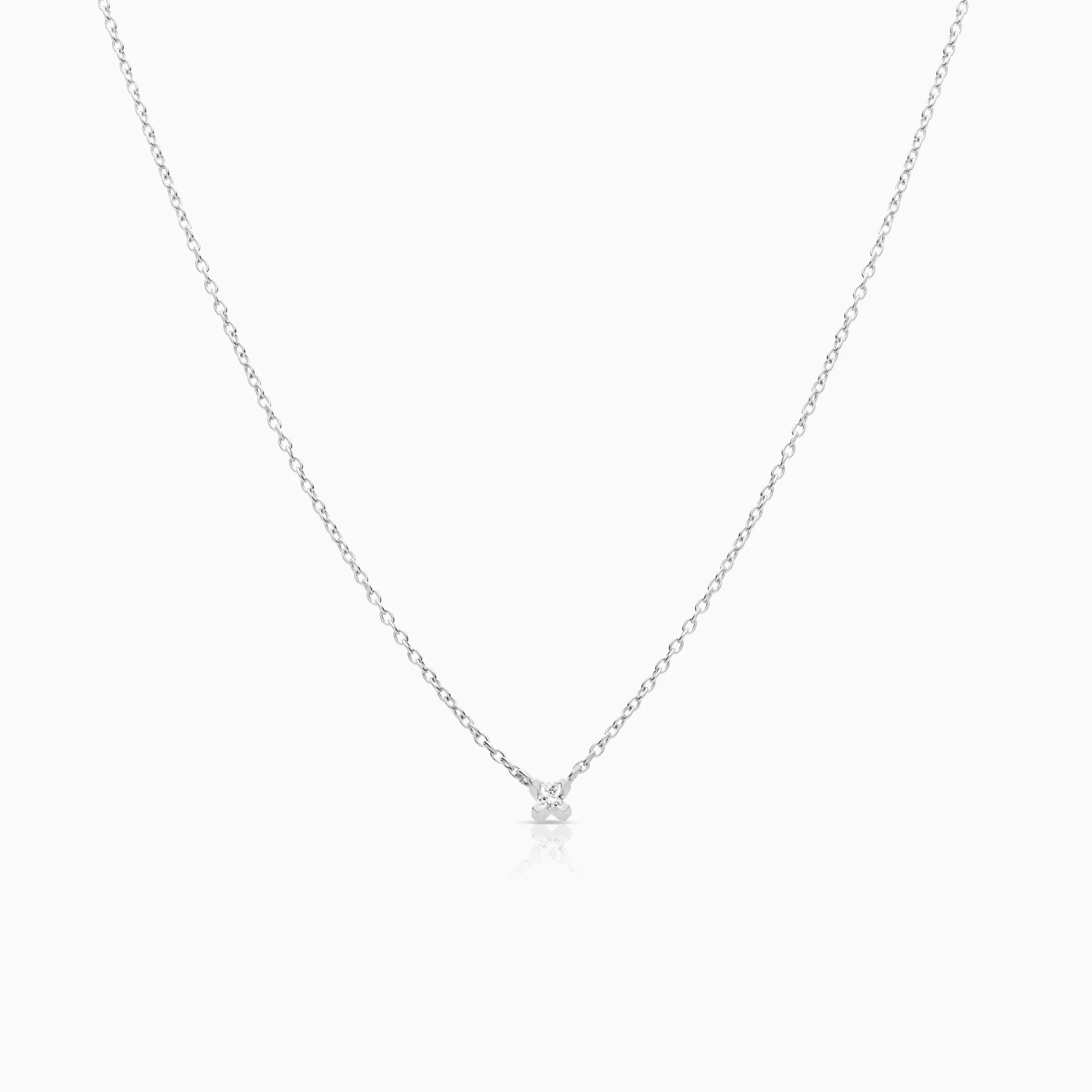 Efva Attling Dolce Vita Princess necklace 0.12ct 18K white gold