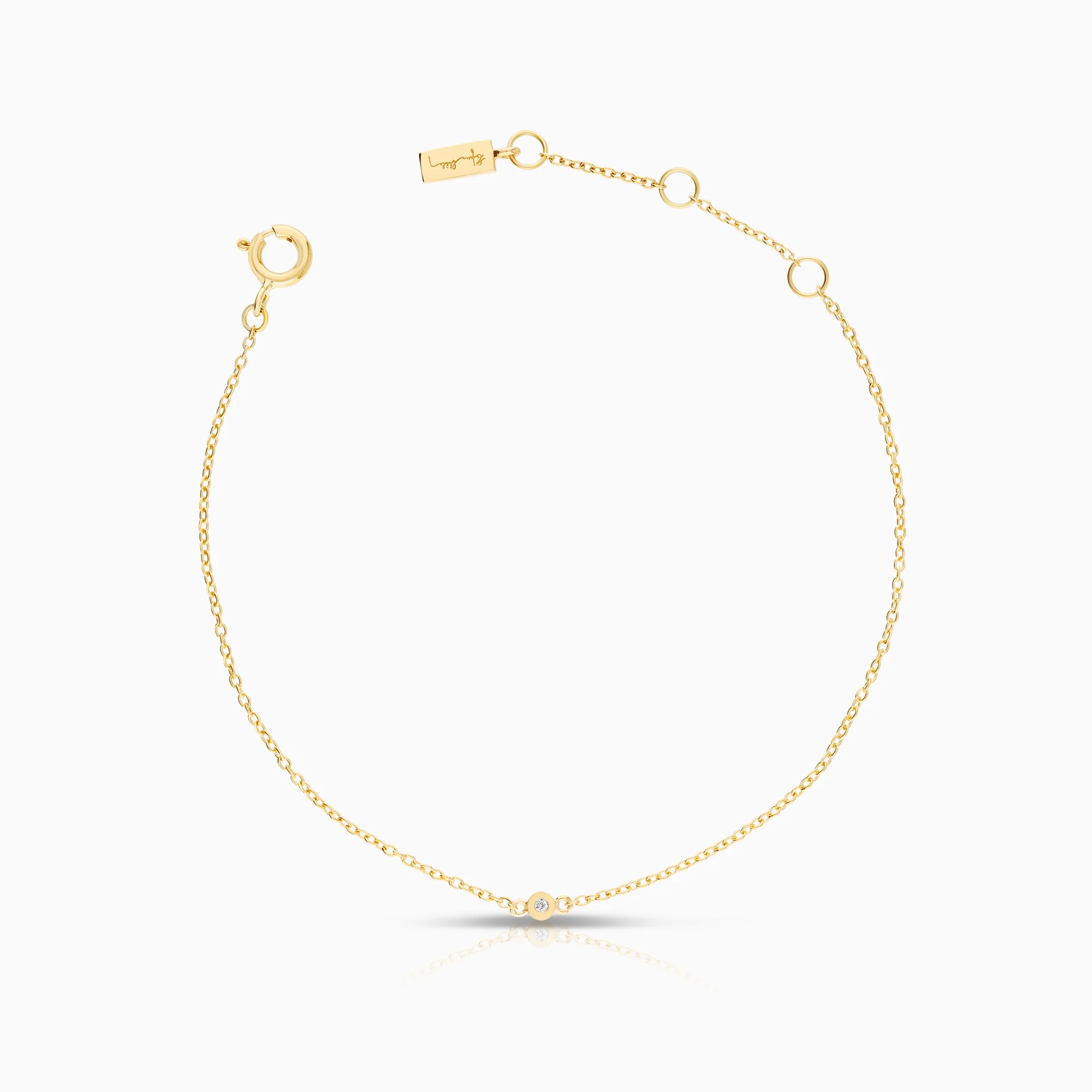 Efva Attling My First Diamond Bracelet 0.01 ct 18K gold - Image 2