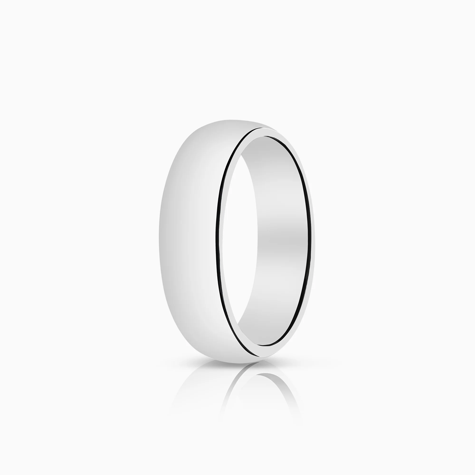 Efva Attling plain ring 17.93g 18K white gold