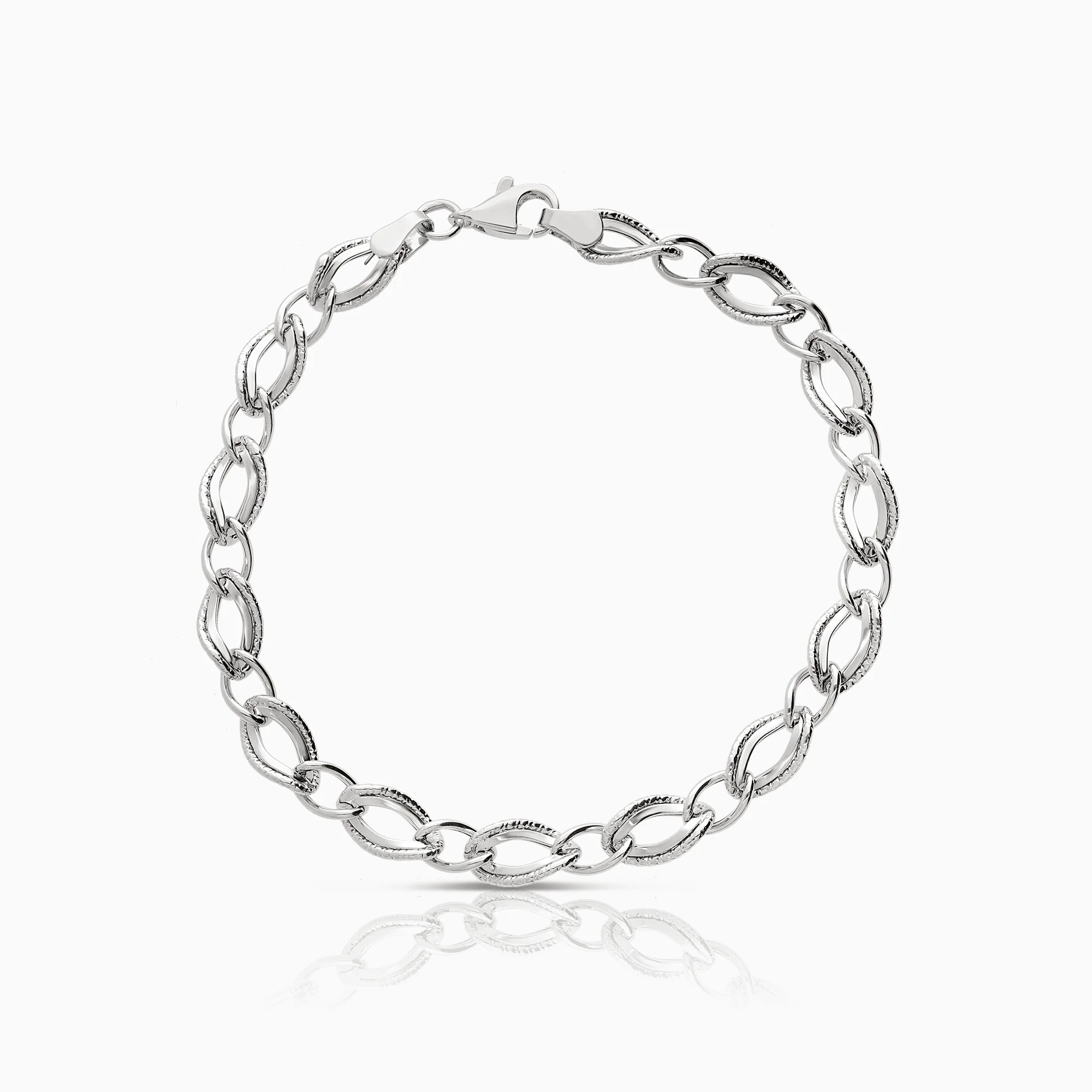 Fantasy bracelet 4.78g 18K white gold
