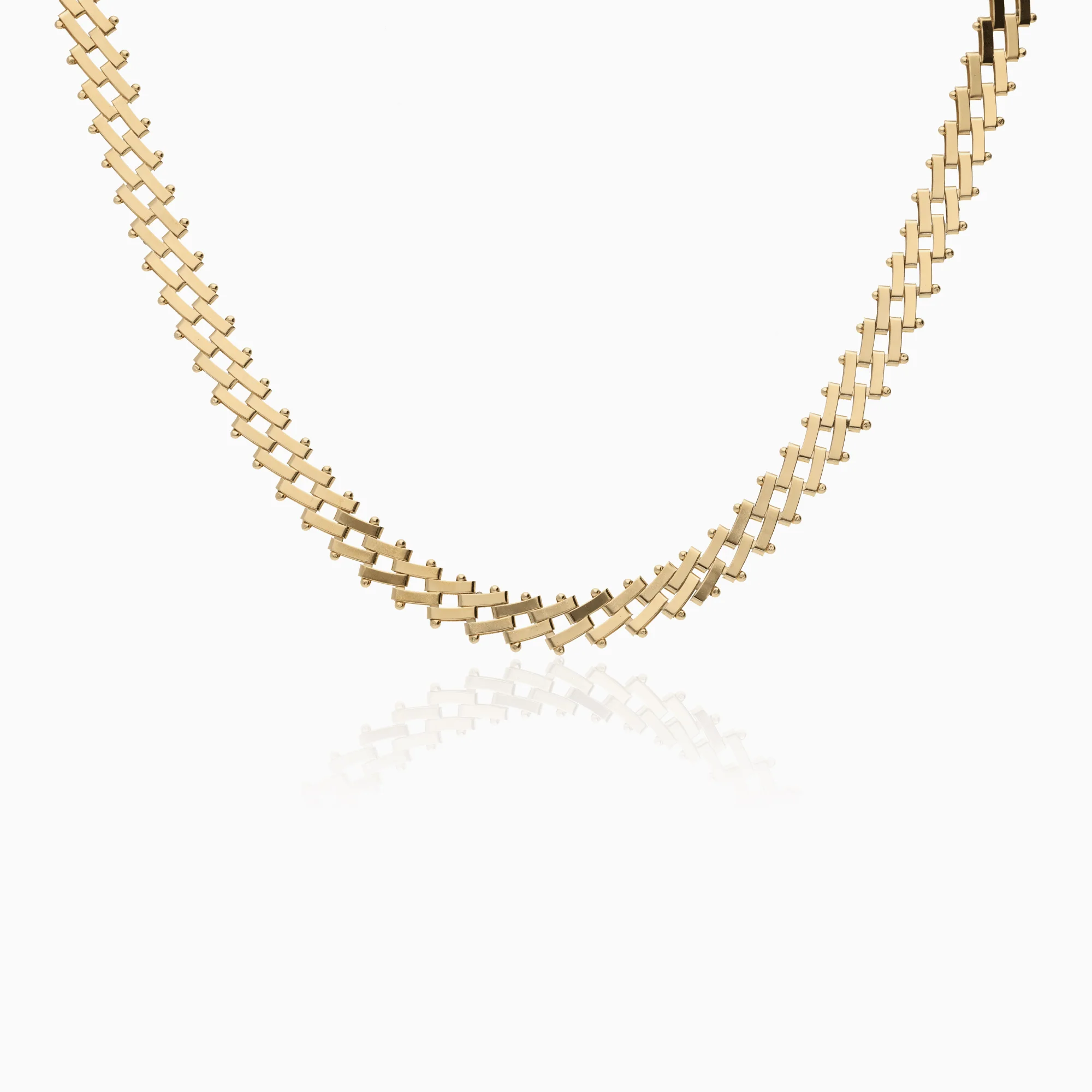 Runner rug necklace 23.68g 18K gold