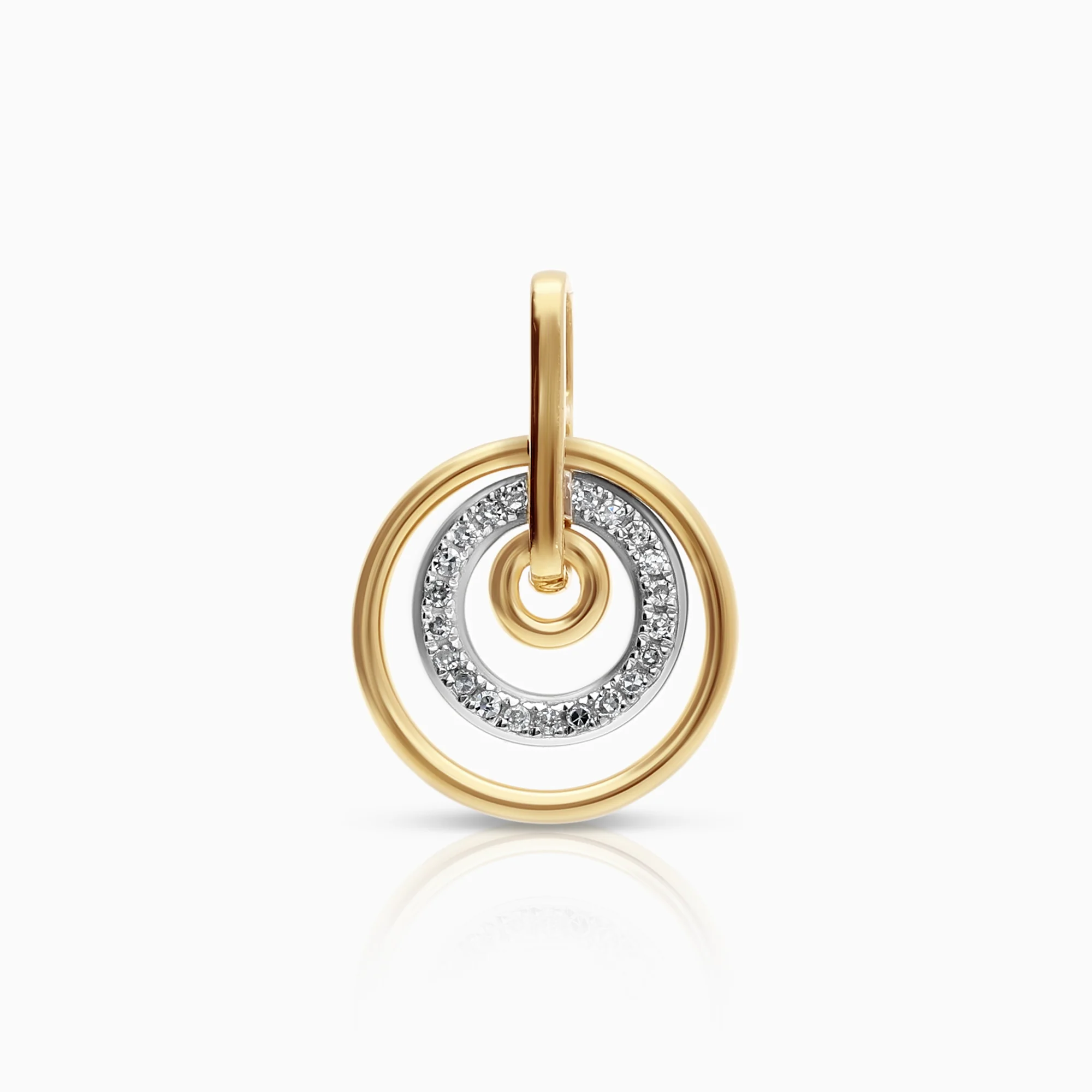 Pendant 0.06ct 18K gold