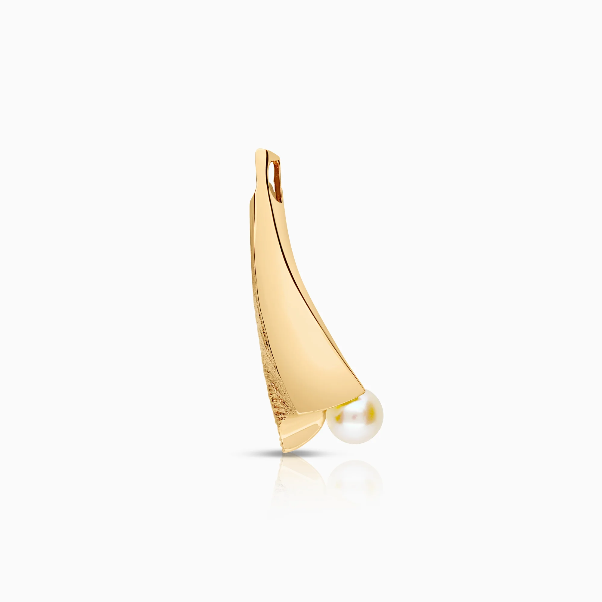 Pendant with pearl 1.92g 18K gold