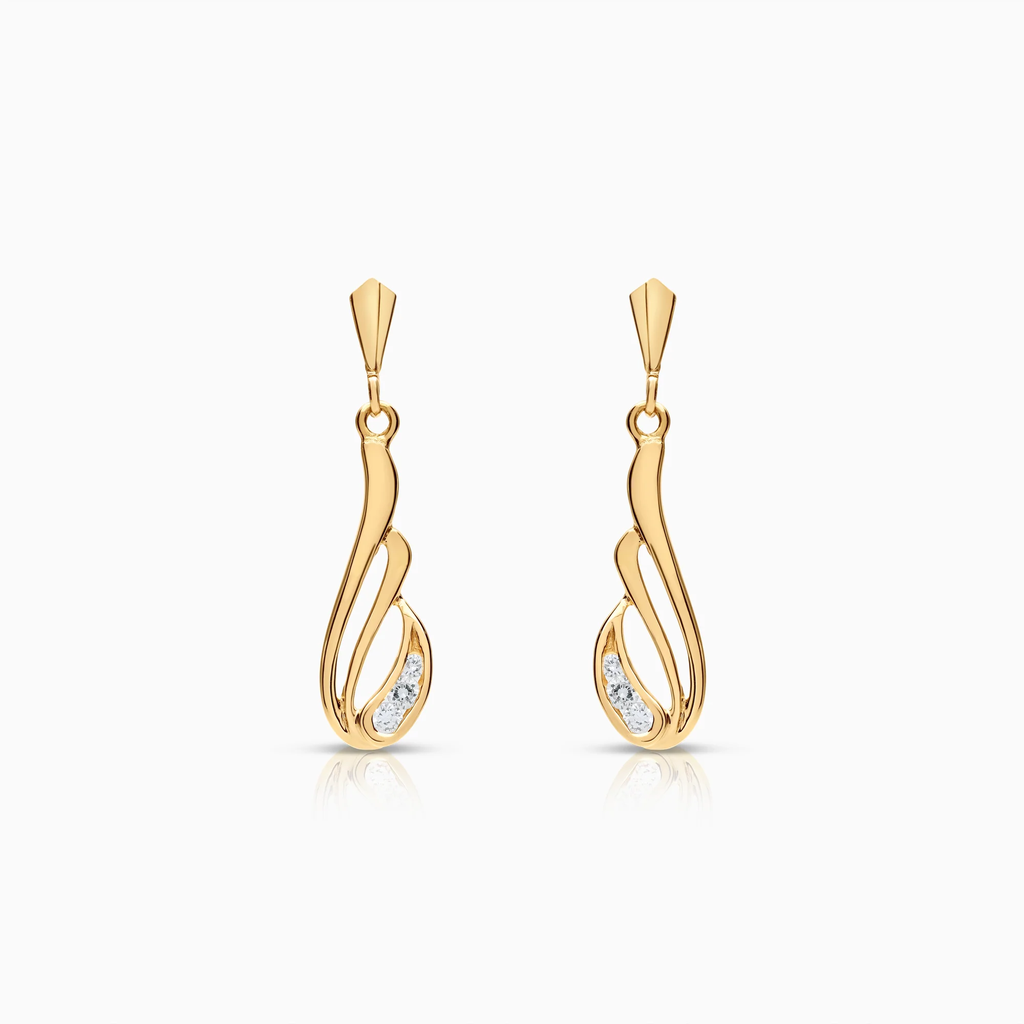 Gold earrings 2.50g 18K gold