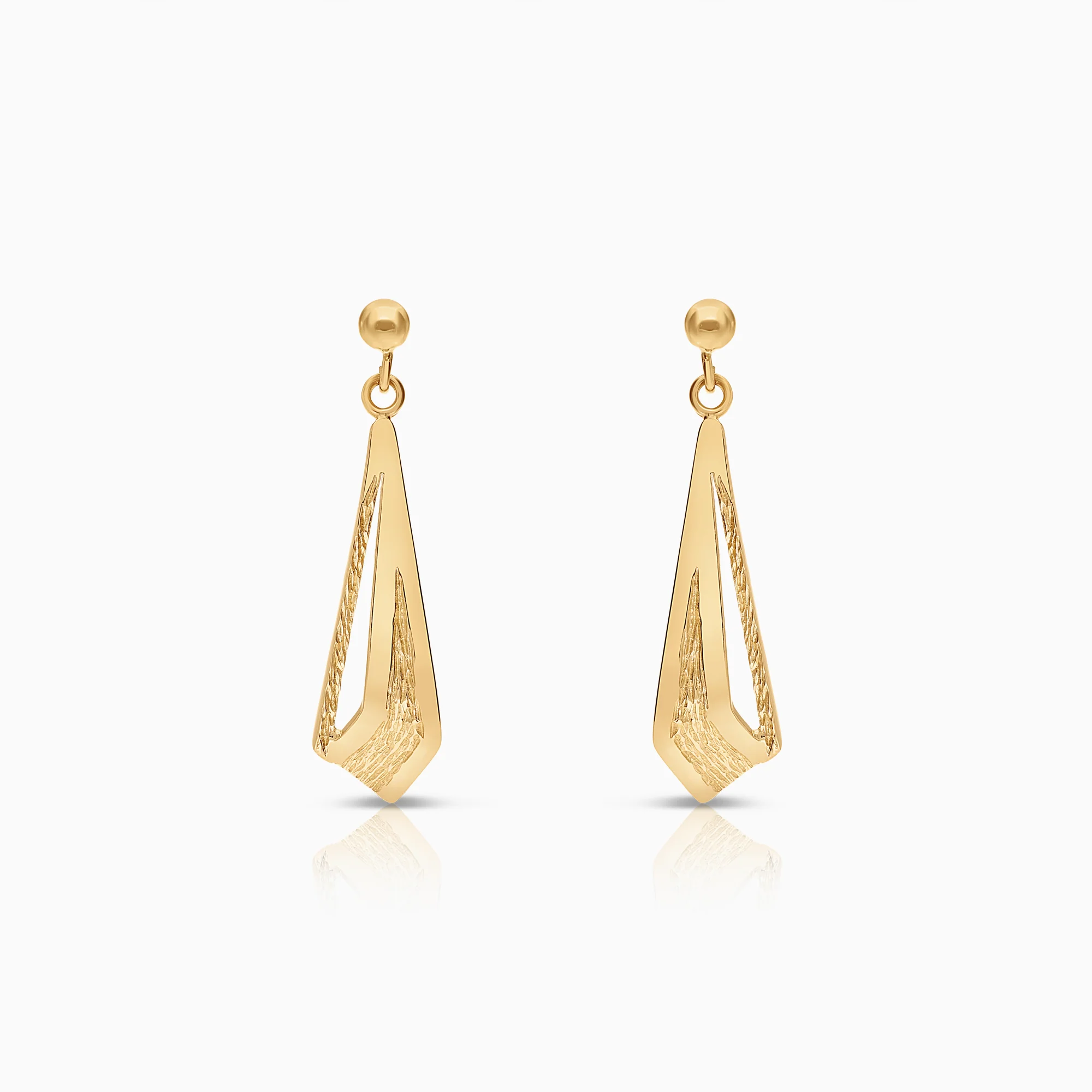 Gold earrings 2.69g 18K gold