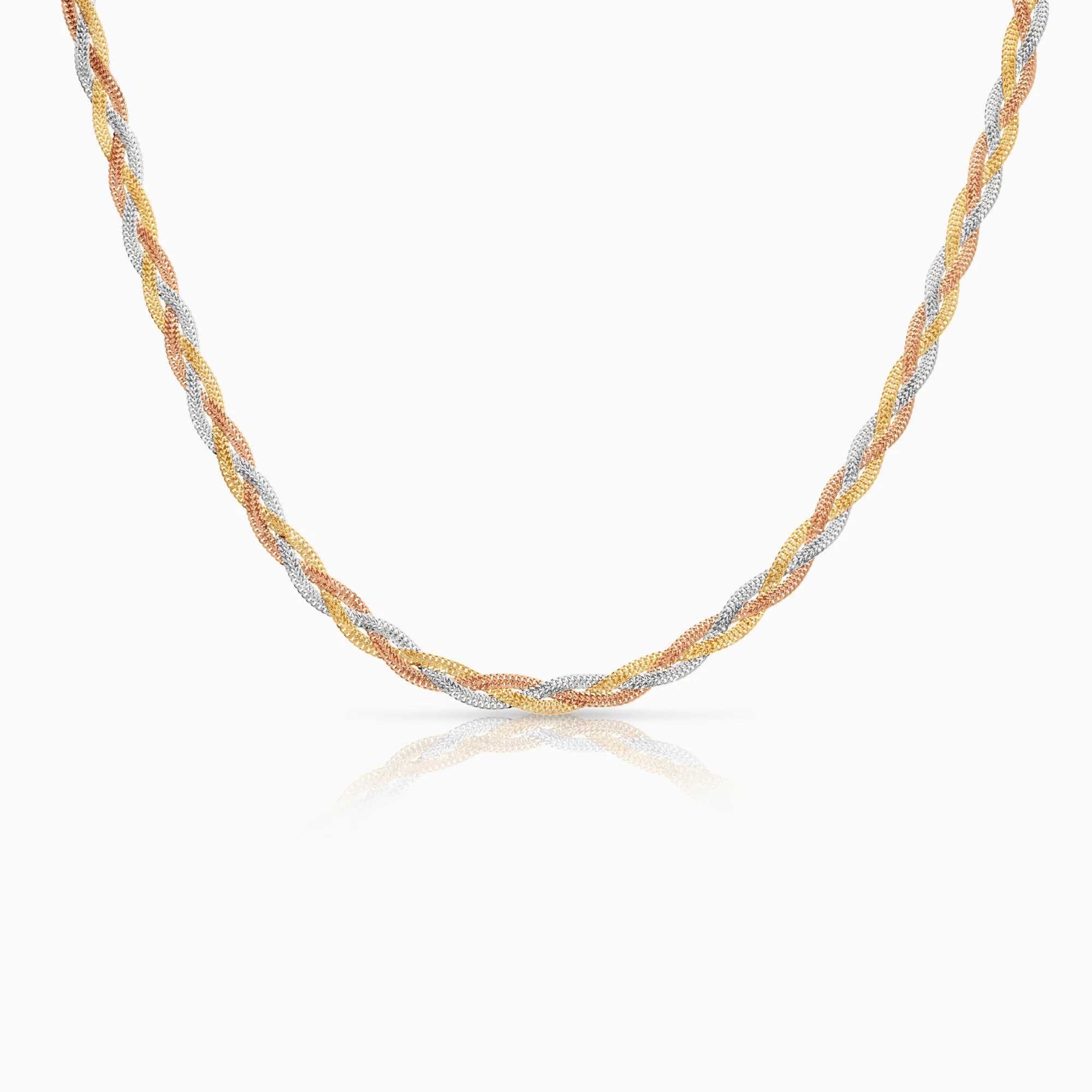 Fantasy link 10.12g 18K yellow/white/rose gold