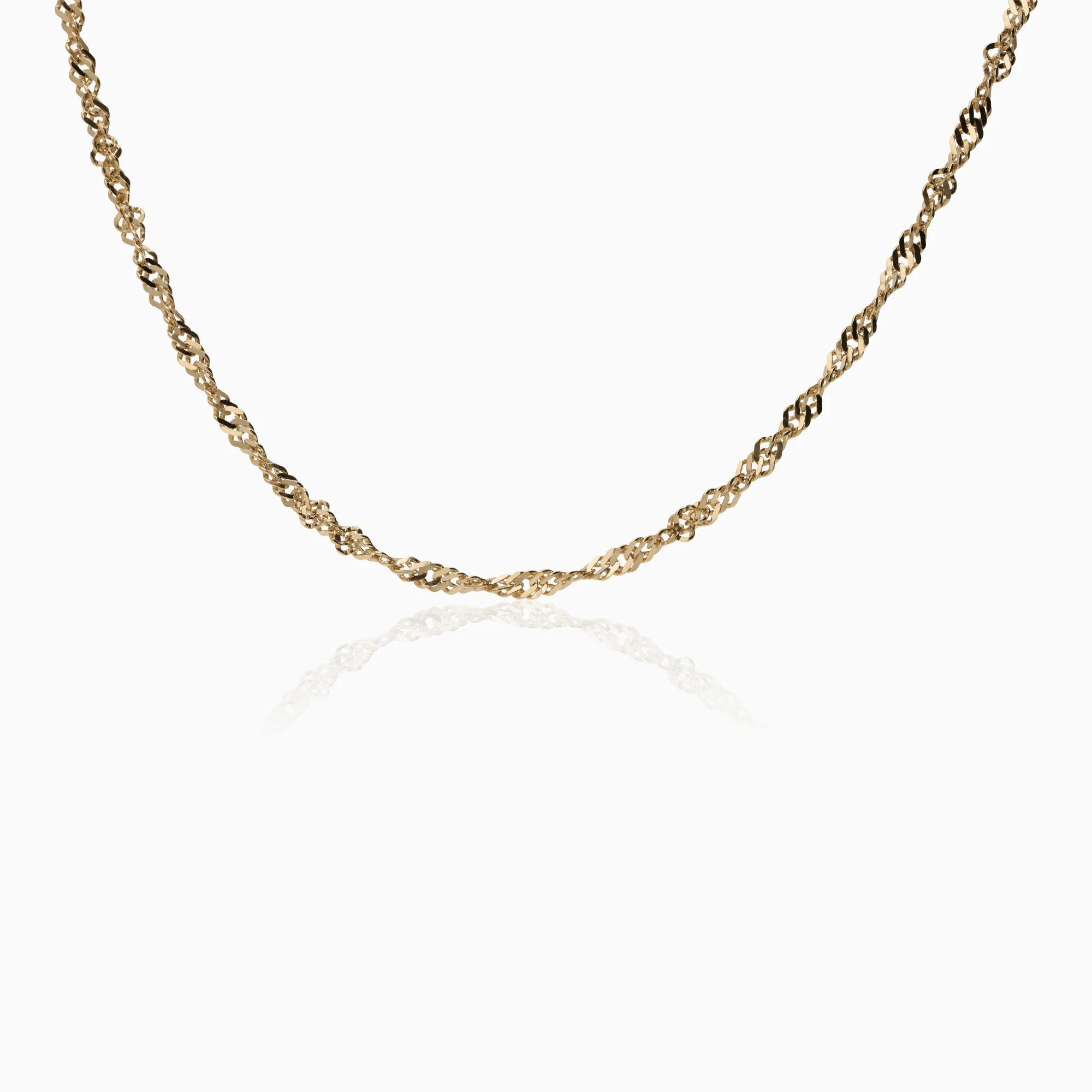 Singapore chain 10.25g 18K gold