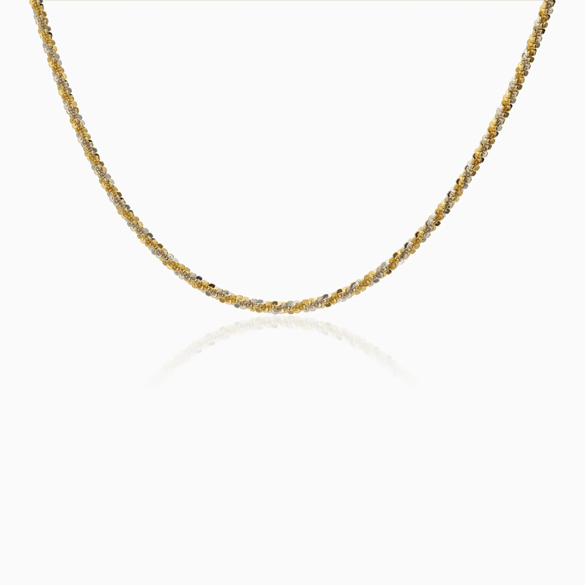 Fantasy link 12.05g 18K yellow/white gold