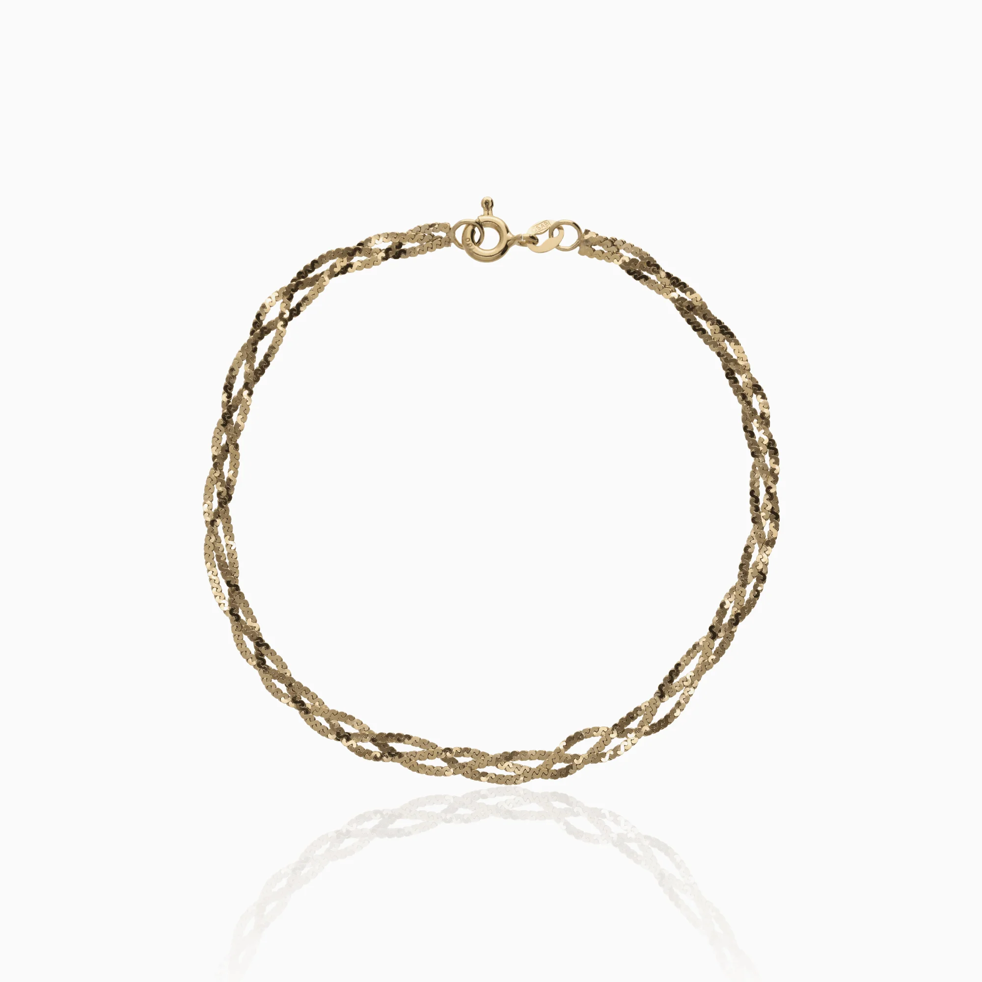 Fantasy link 2.58g 18K gold