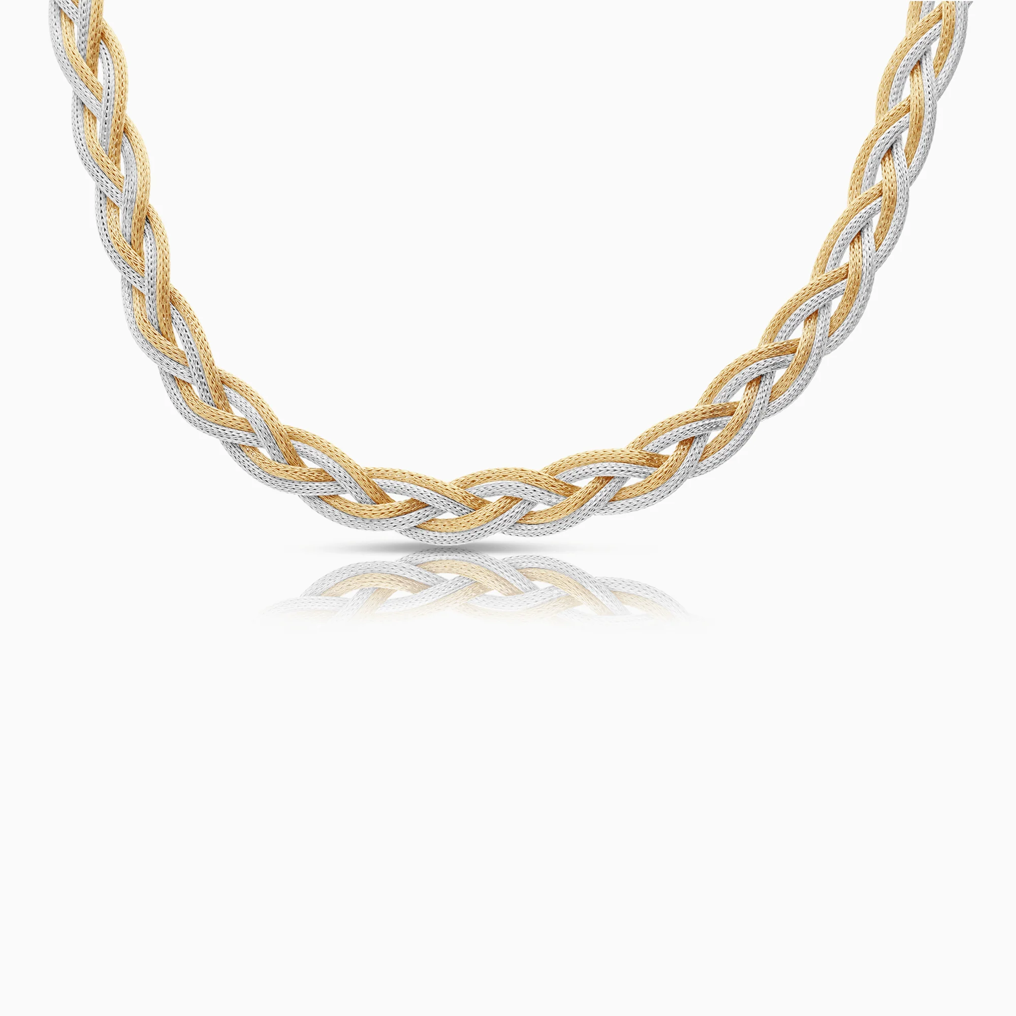 Fantasy link 33.12g 18K yellow/white gold
