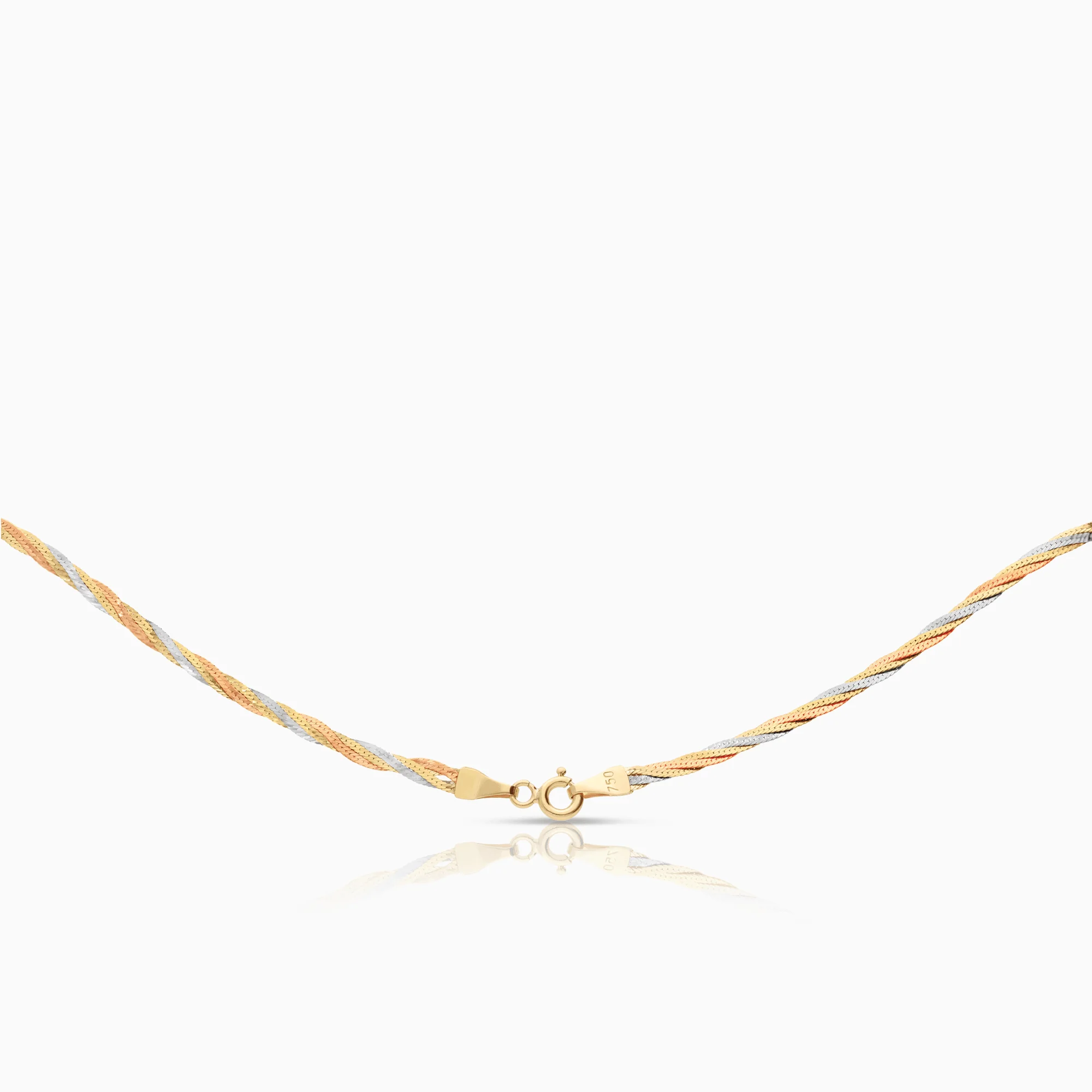 Fantasy link 4.08g 18K yellow/white/rose gold - Image 2