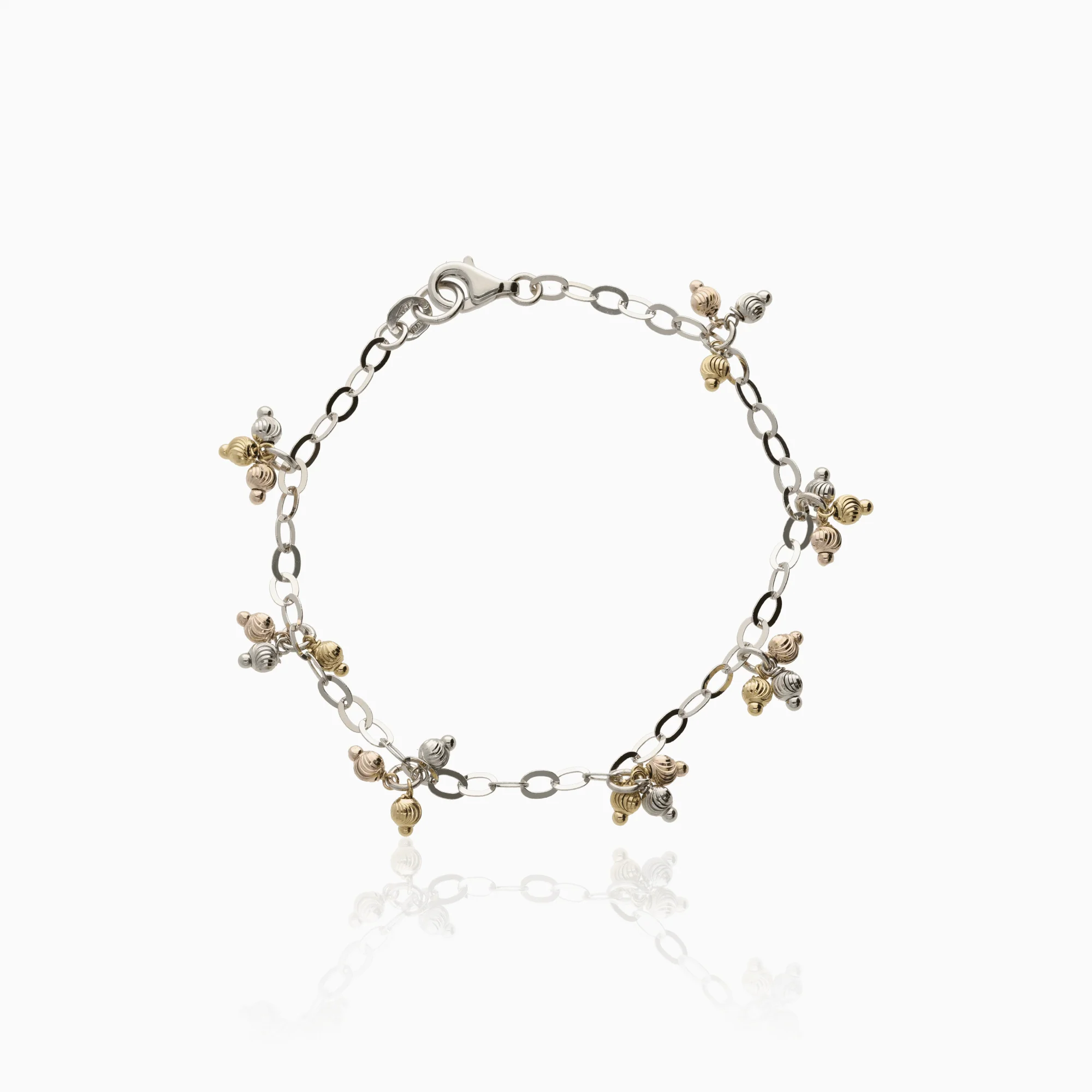 Fantasy Link 4.72g 18K Yellow/White/Rose Gold