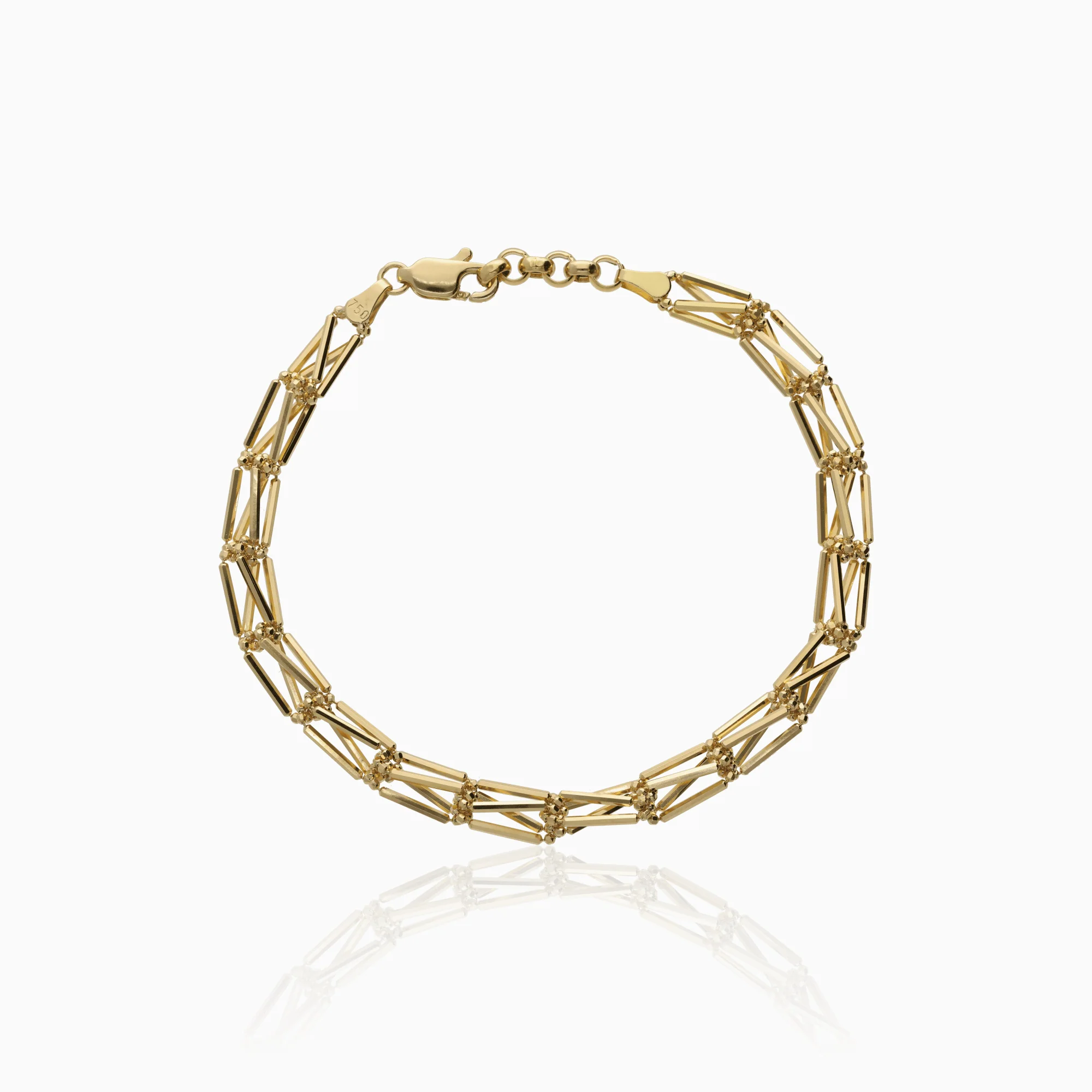 Fantasy link 7.05g 18K gold