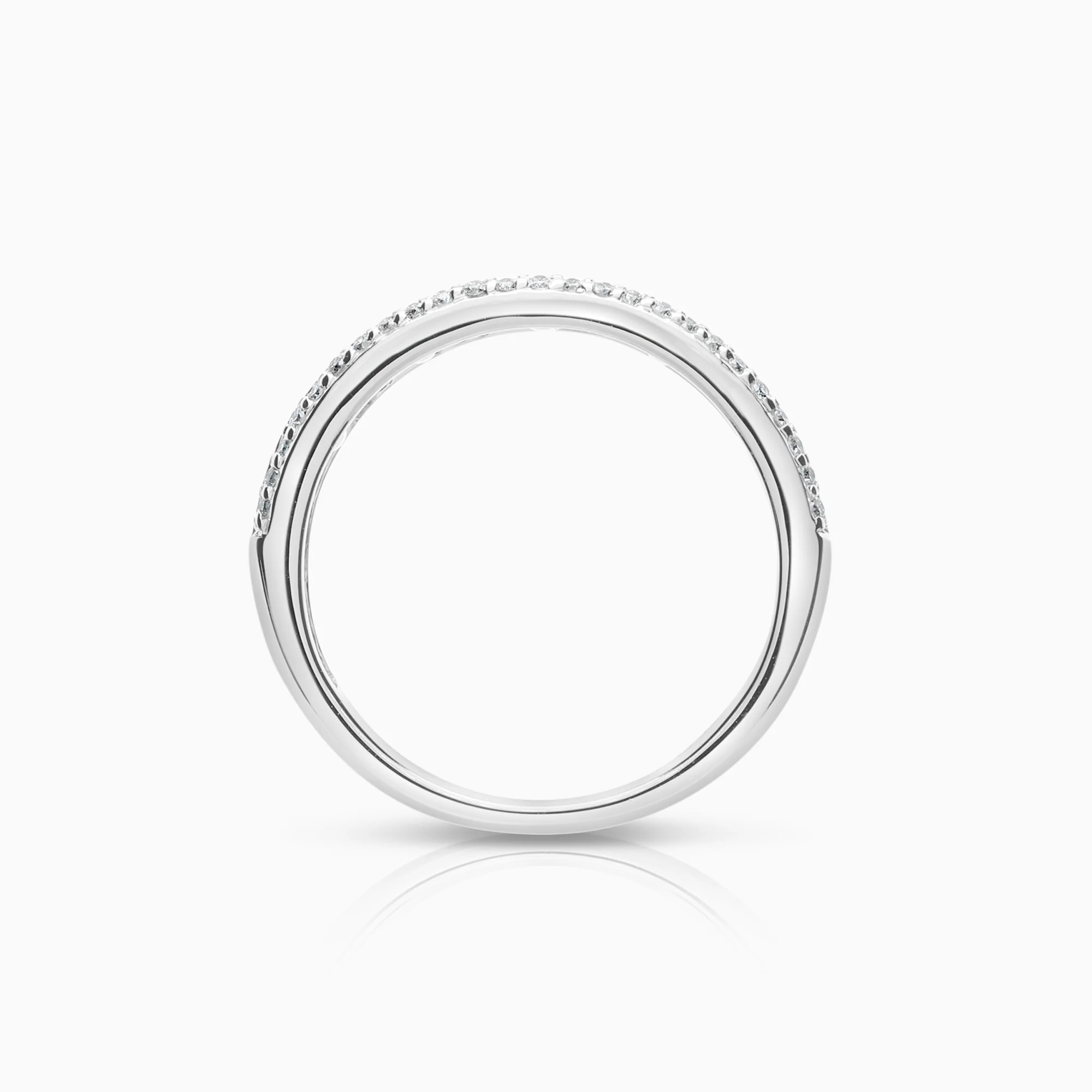 Diamond ring 0.67ct 18K white gold - Image 2
