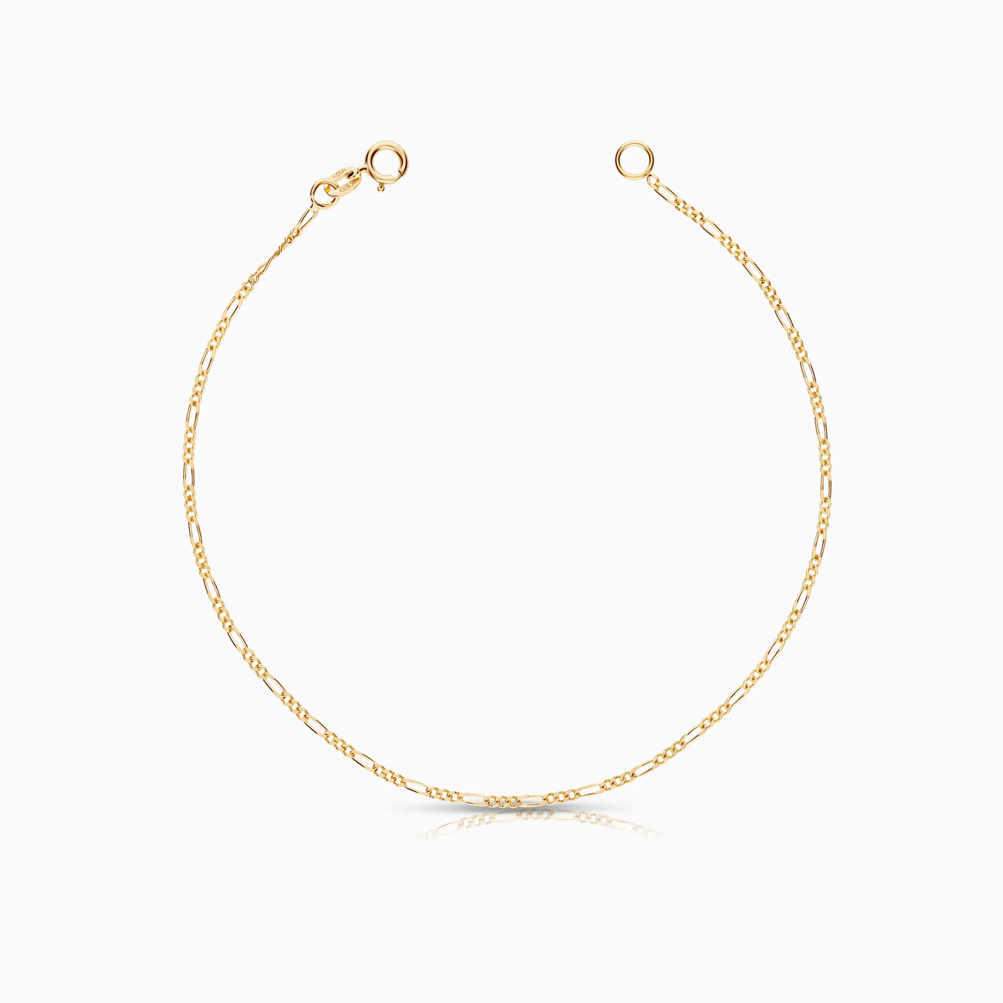 Figaro bracelet 0.85g 18K gold