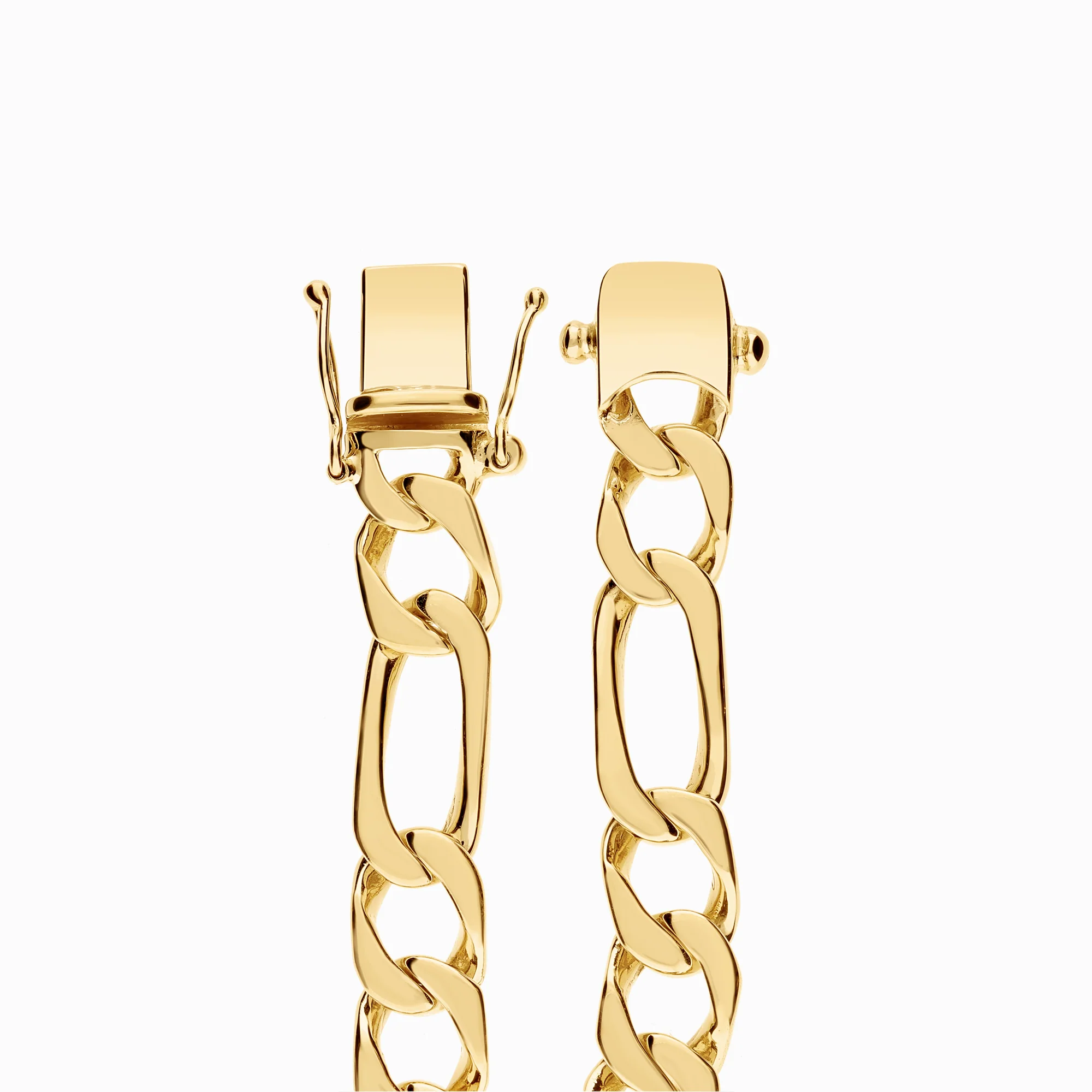 Figaro bracelet 23.39g 14K gold - Image 2
