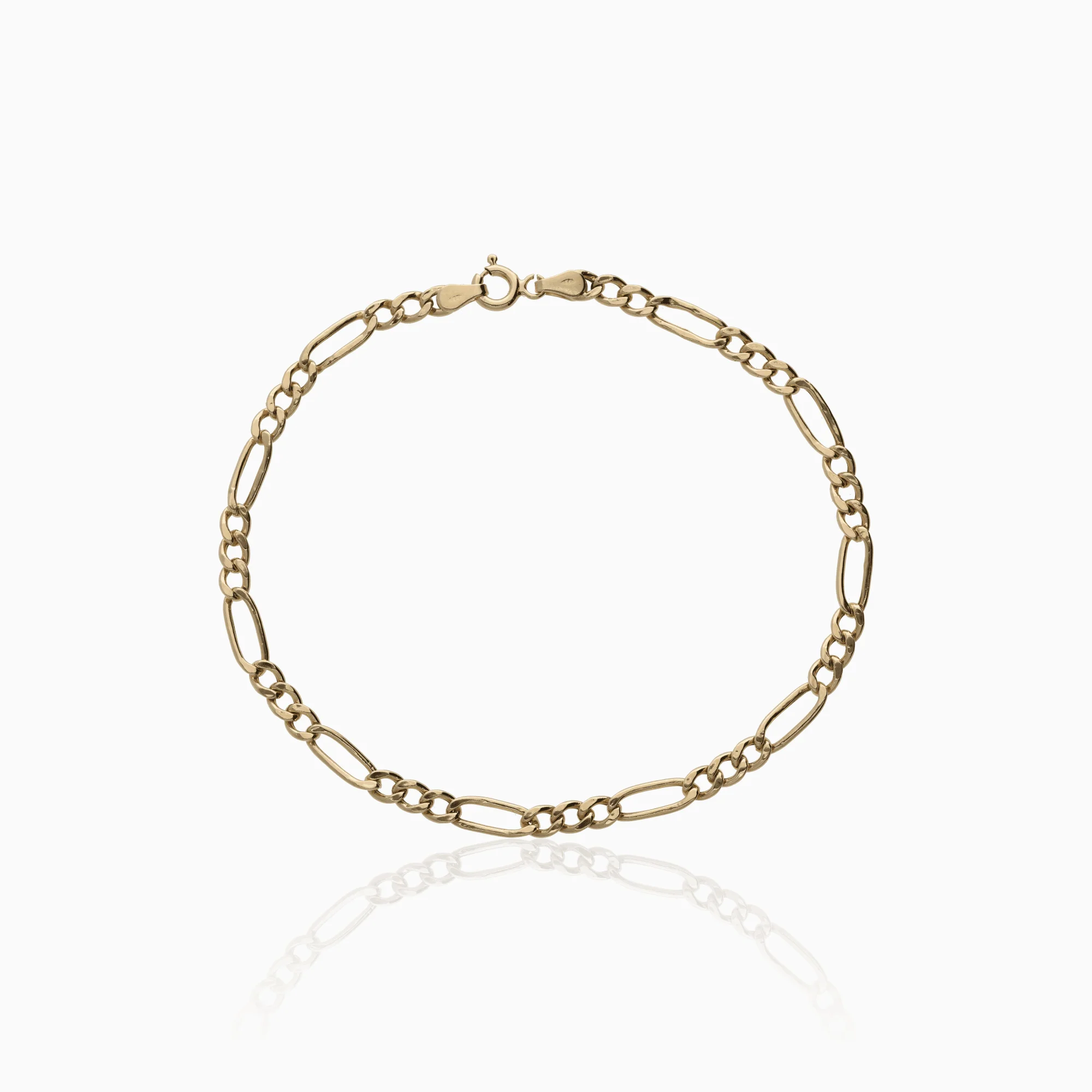 Figaro bracelet 2.70g 14K gold