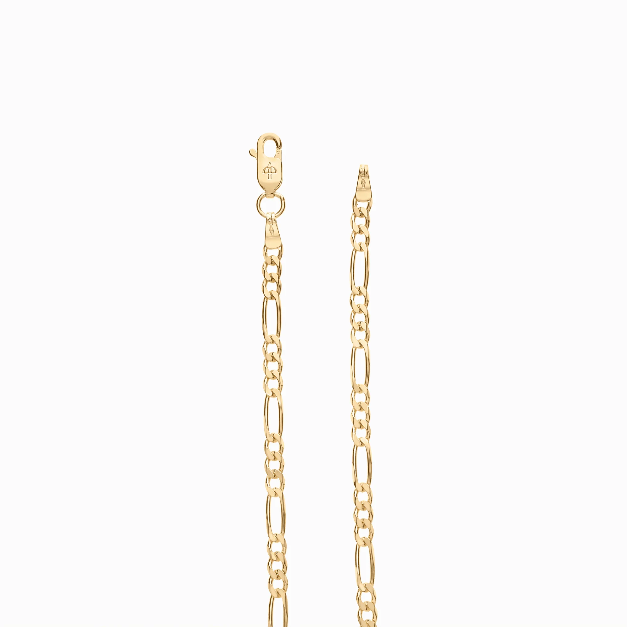 Figaro bracelet 3.52g 18K gold - Image 2