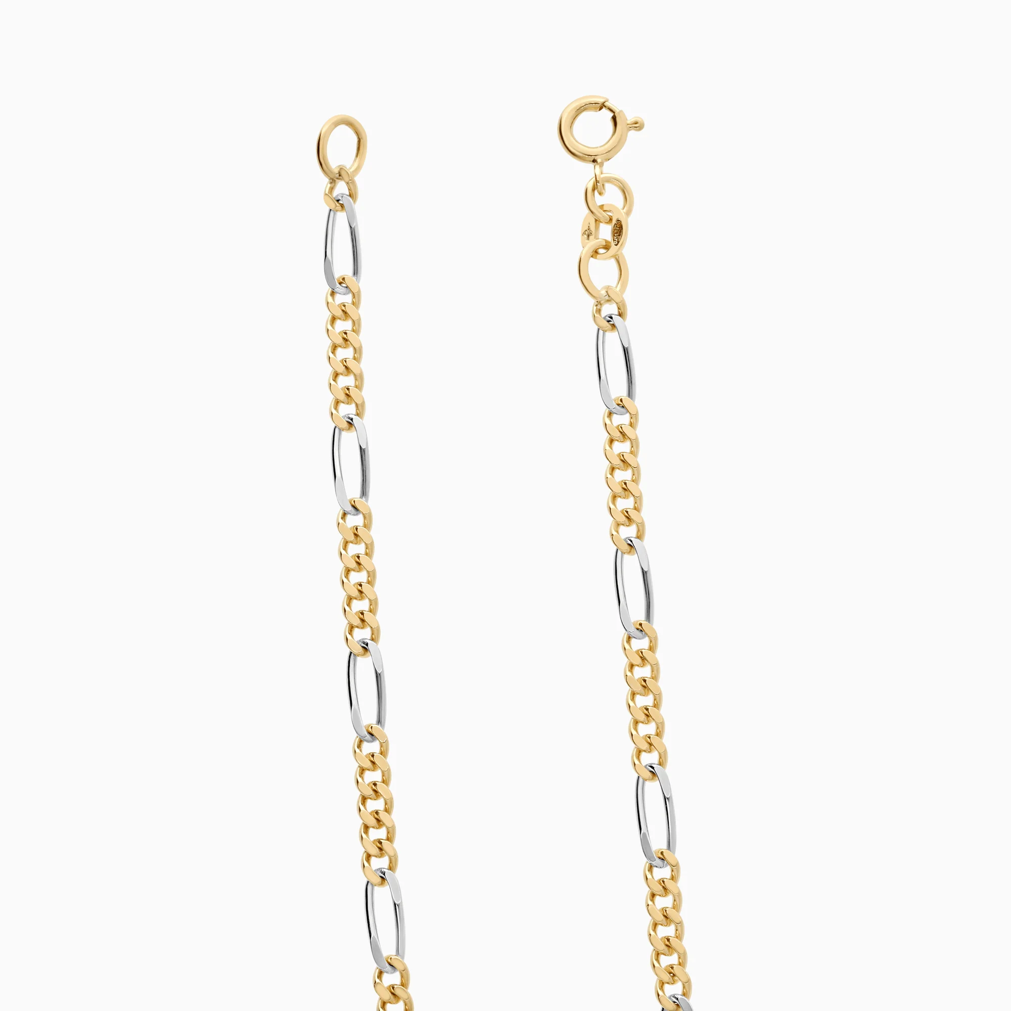 Figaro bracelet 4.50g 18K gold - Image 2