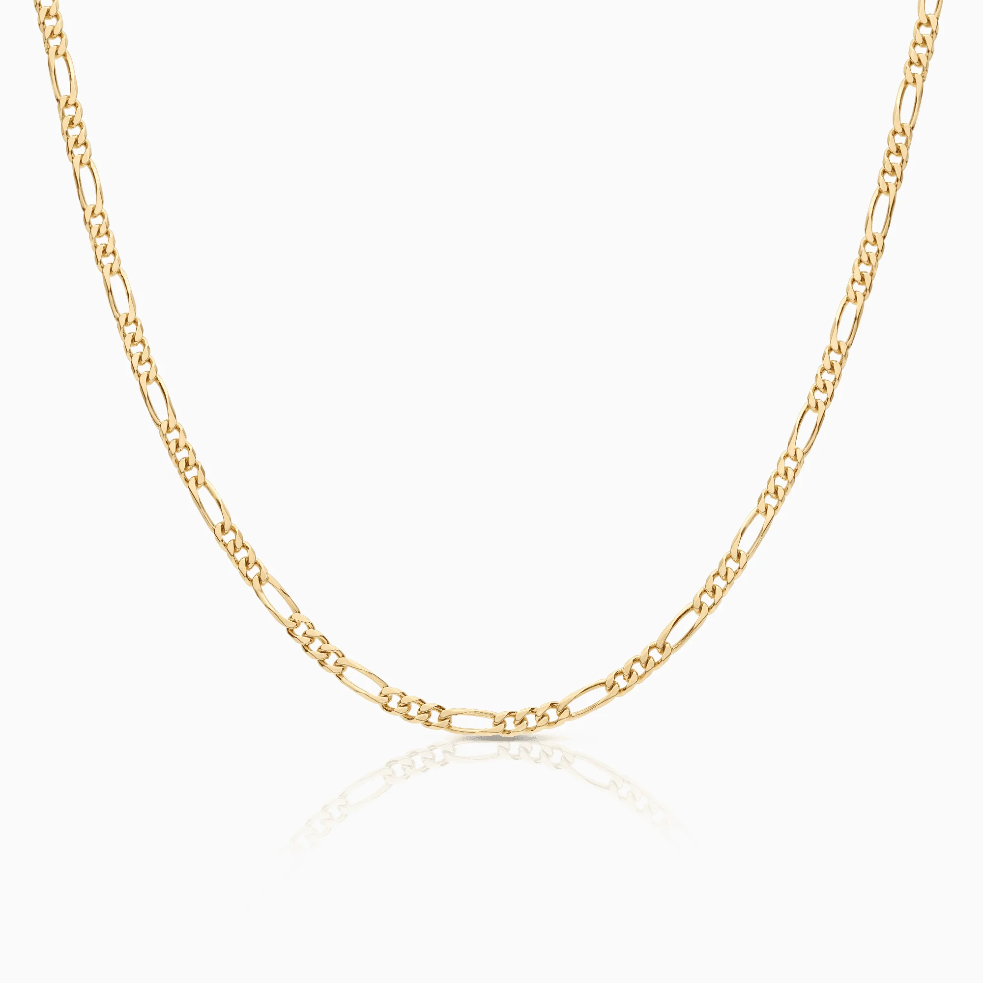 Figaro necklace 15.48g 18K gold