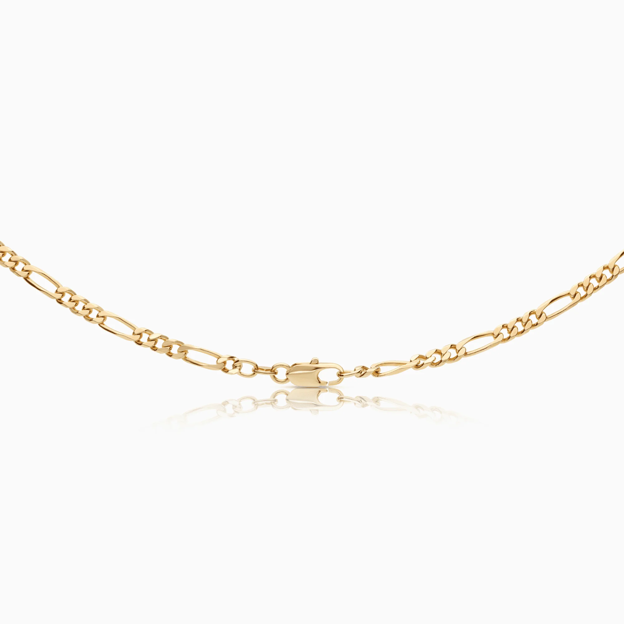Figaro necklace 15.48g 18K gold - Image 2