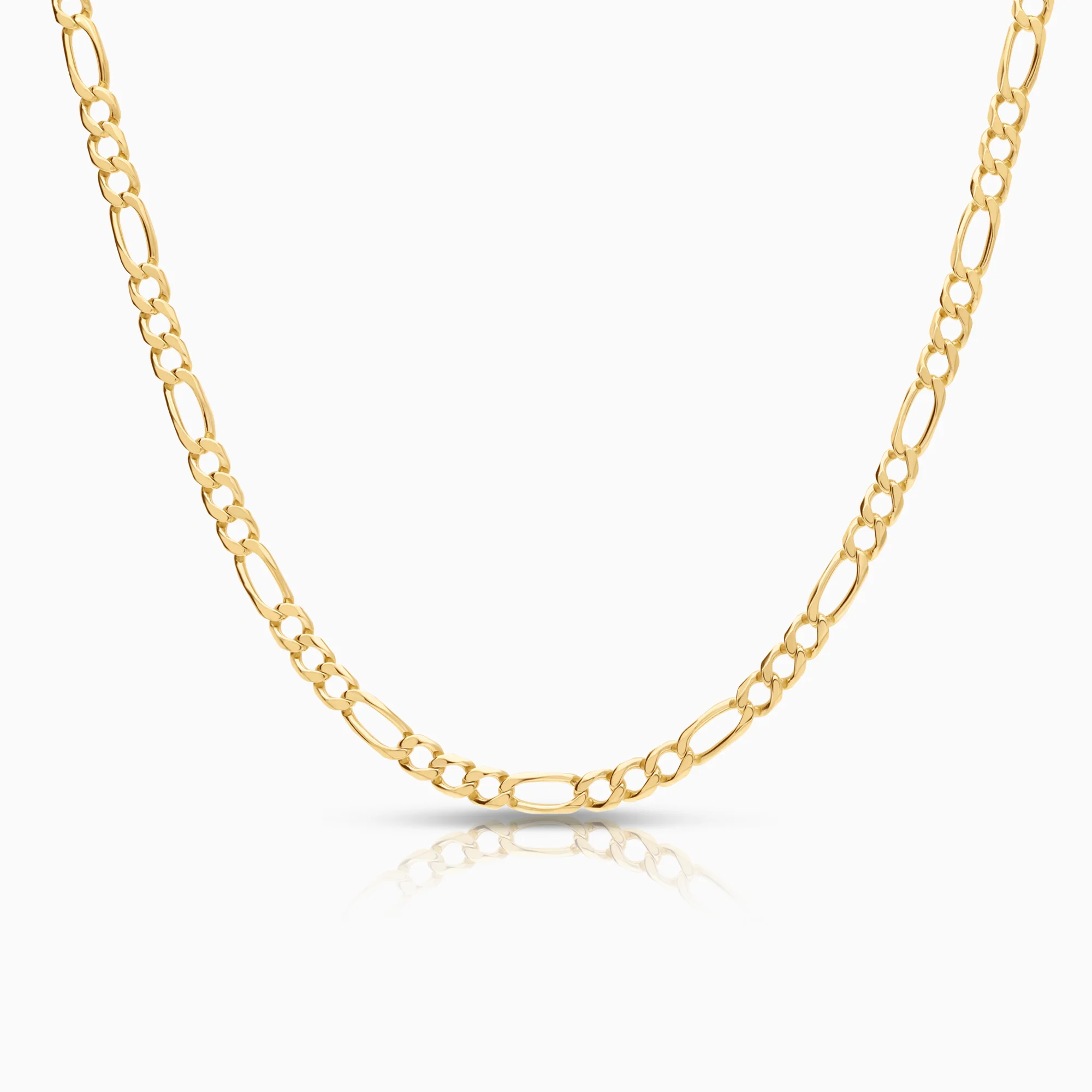 Figaro necklace 16.28g 18K yellow gold