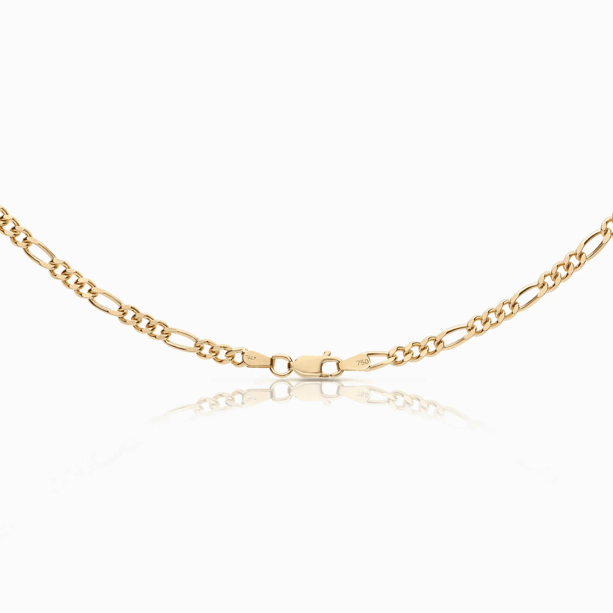 Figaro necklace 19.16g 18K gold - Image 2
