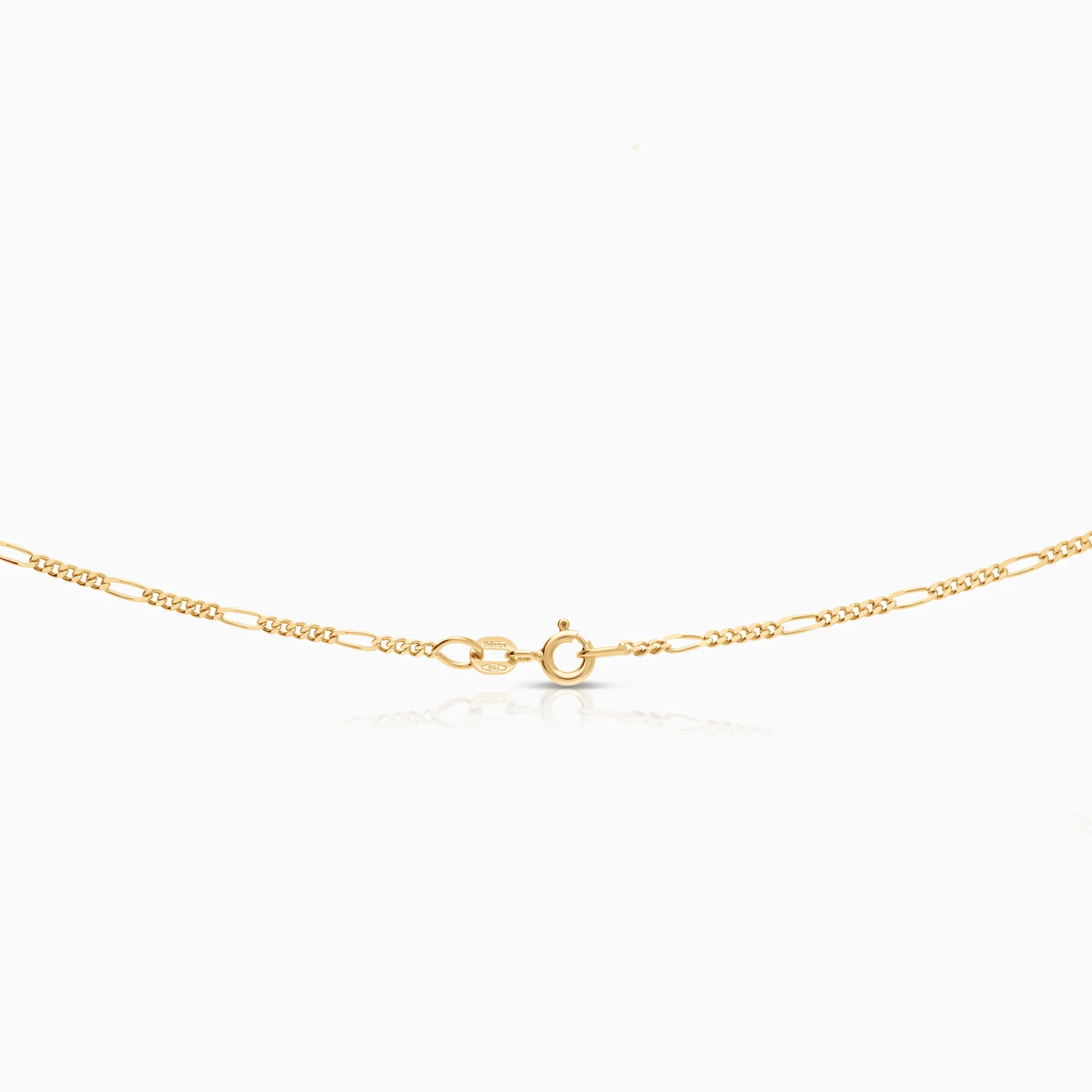 Figaro necklace 3.95g 18K gold - Image 2