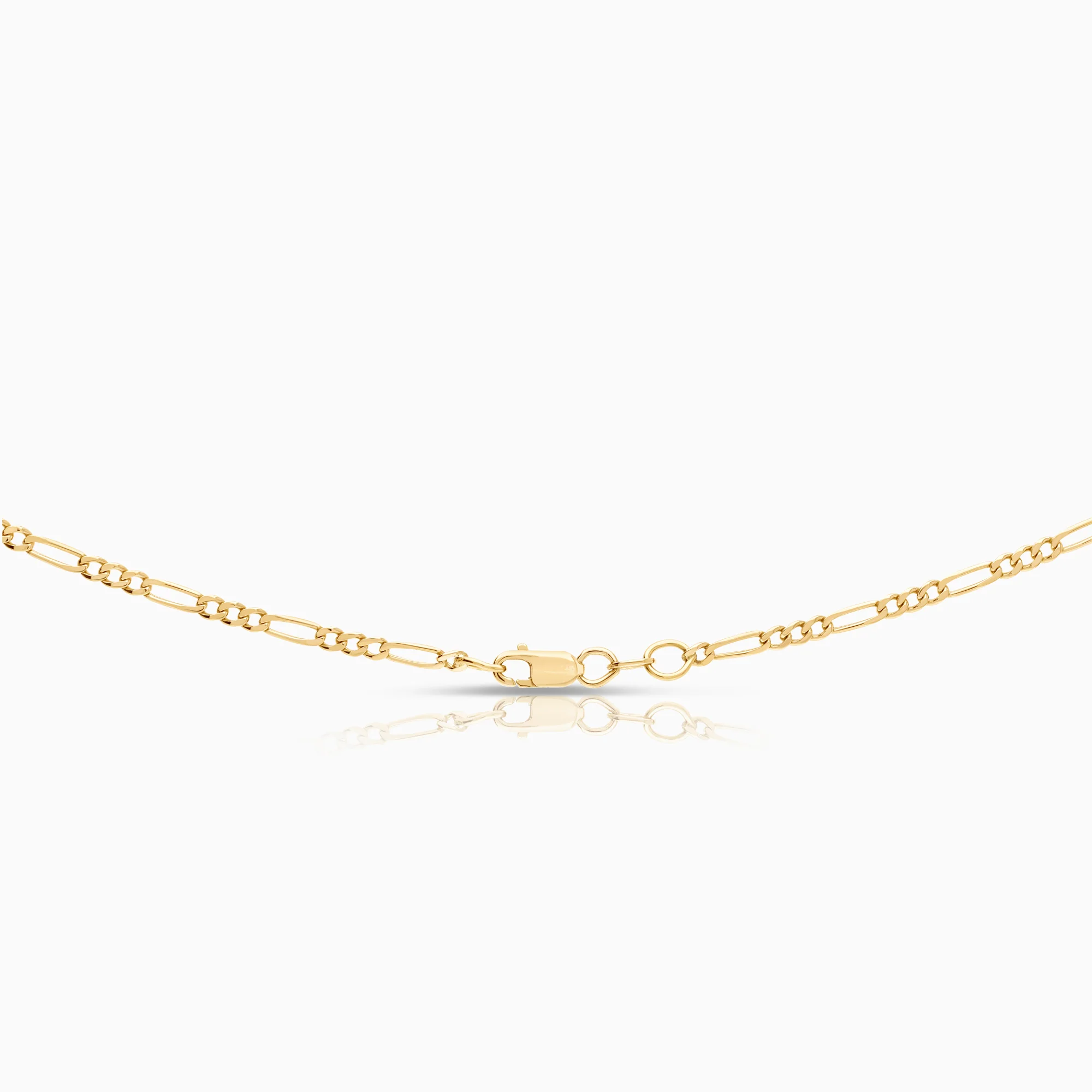 Figaro necklace 5.84g 18K gold - Image 2