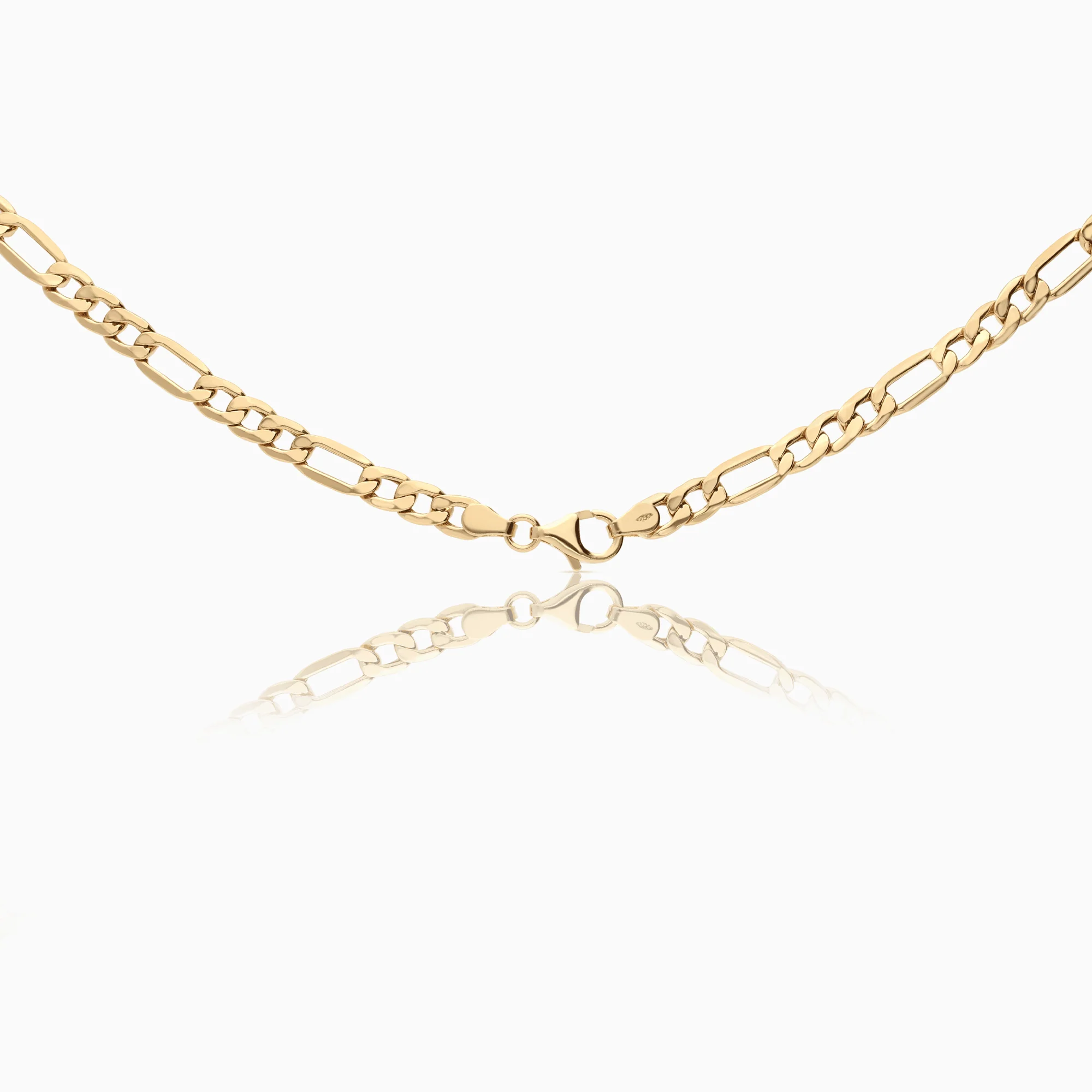 Figaro necklace 8.03g 18K gold - Image 2