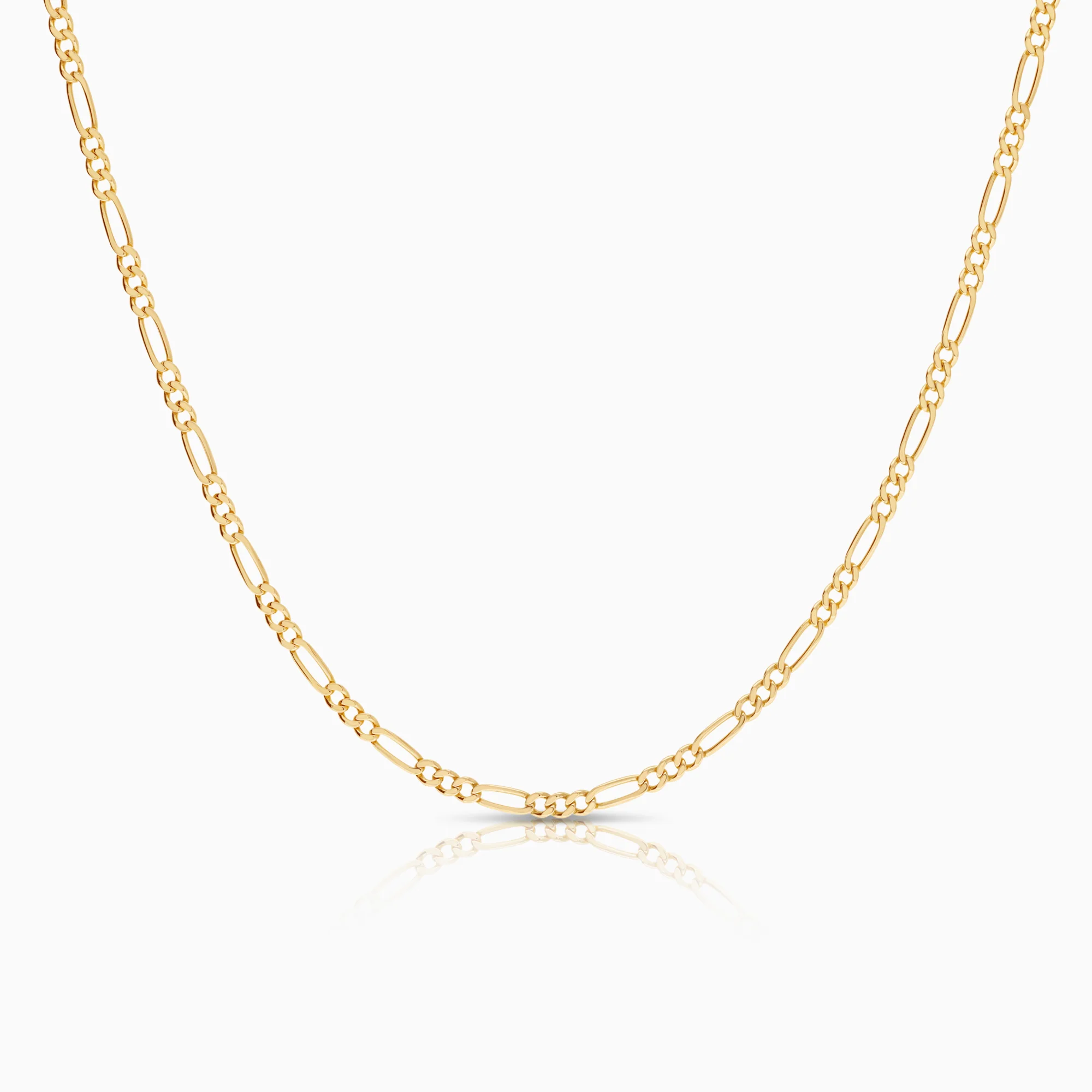 Figaro necklace 5.69g 18K gold