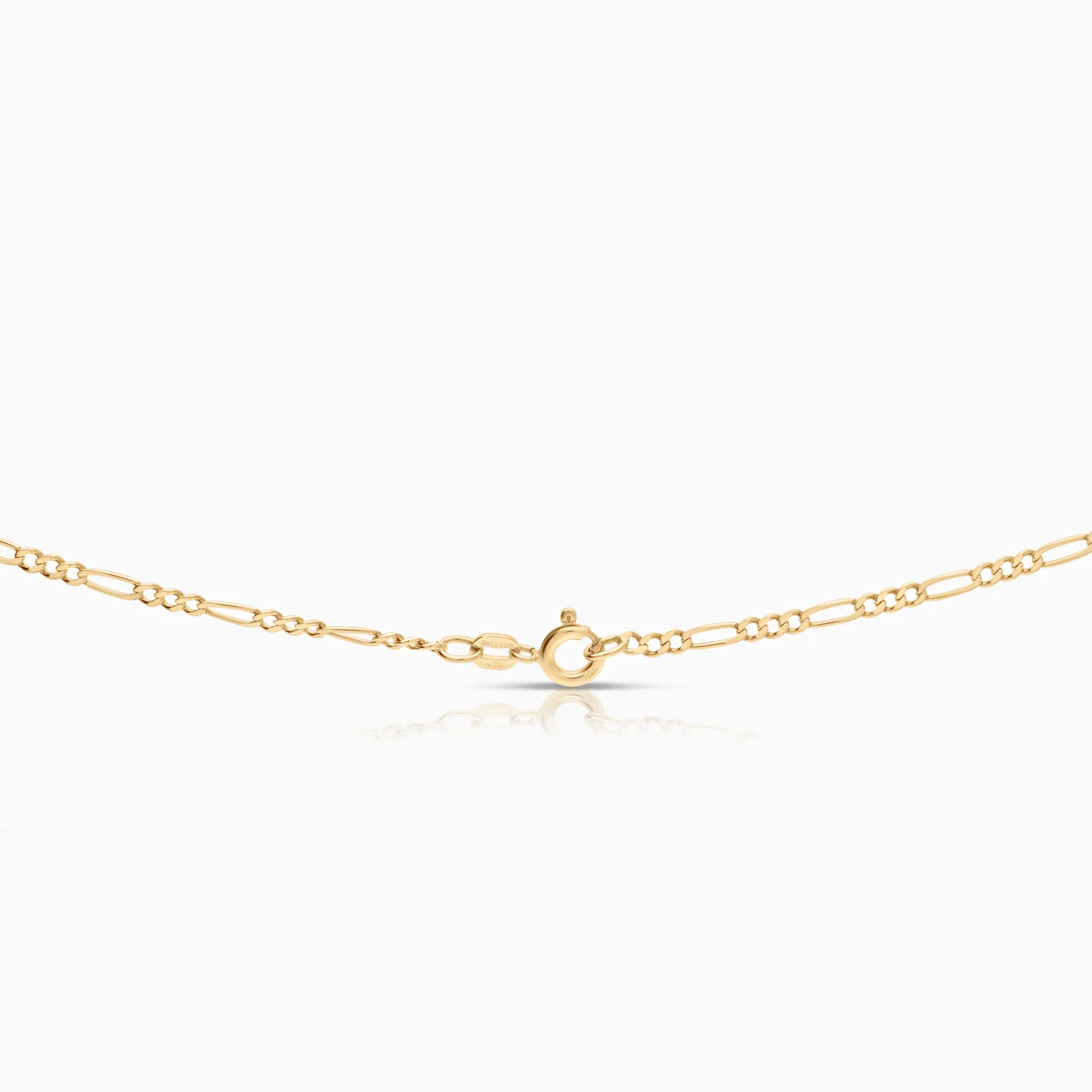 Figaro necklace 5.69g 18K gold - Image 2
