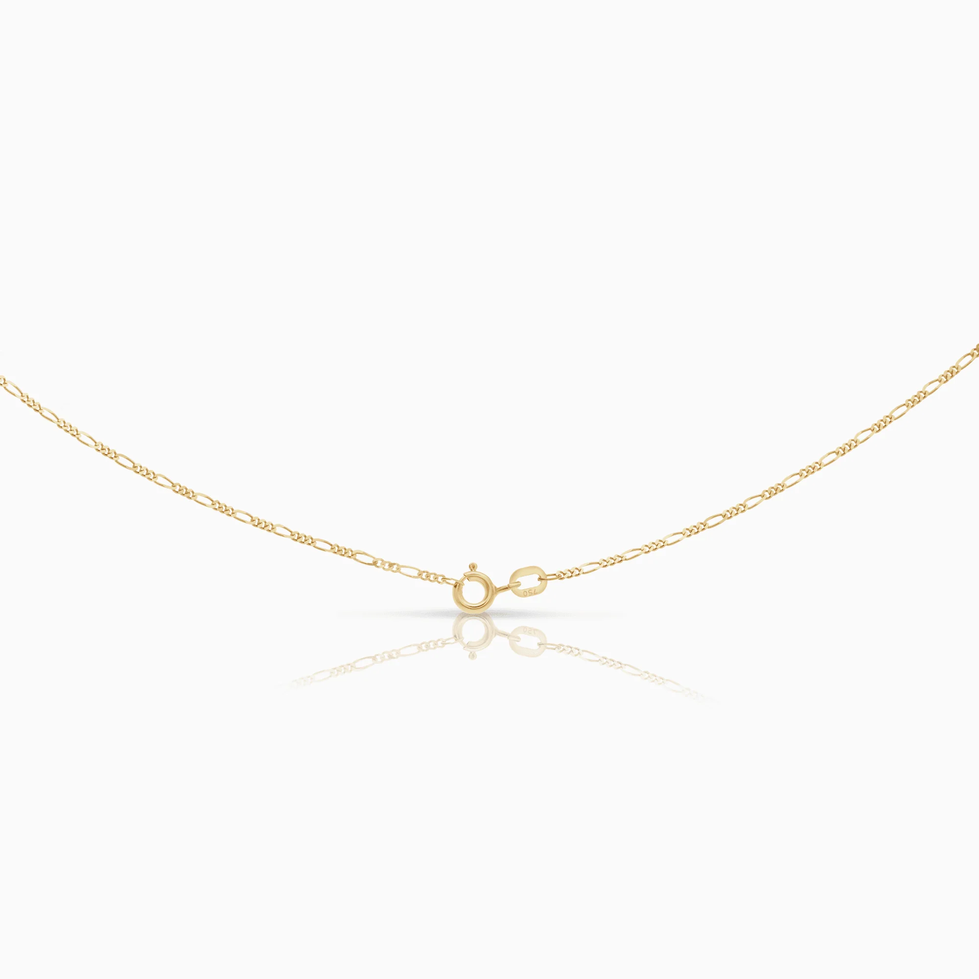 Figaro chain 1.84g 18K gold - Image 2