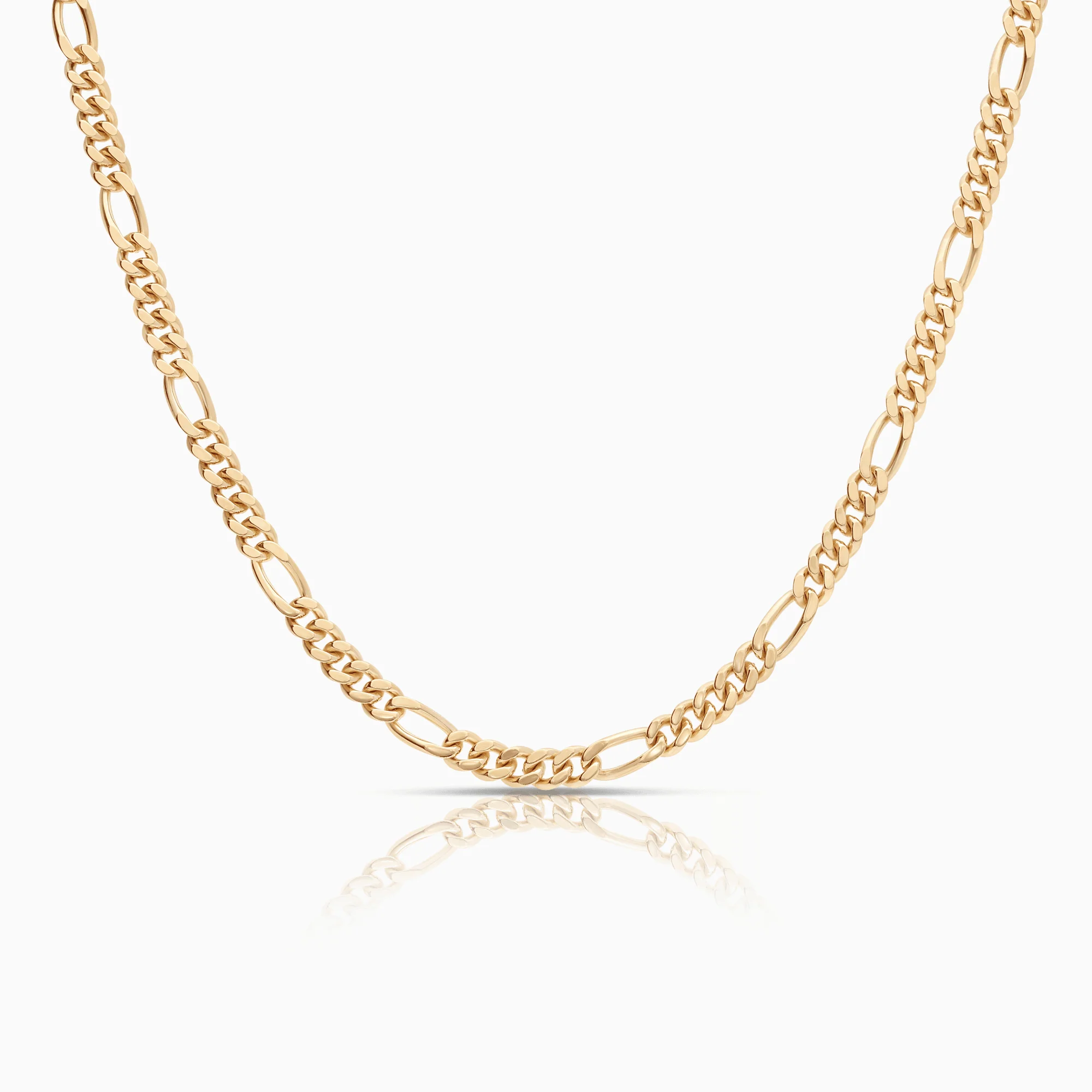 Figaro chain 38.56g 18K gold