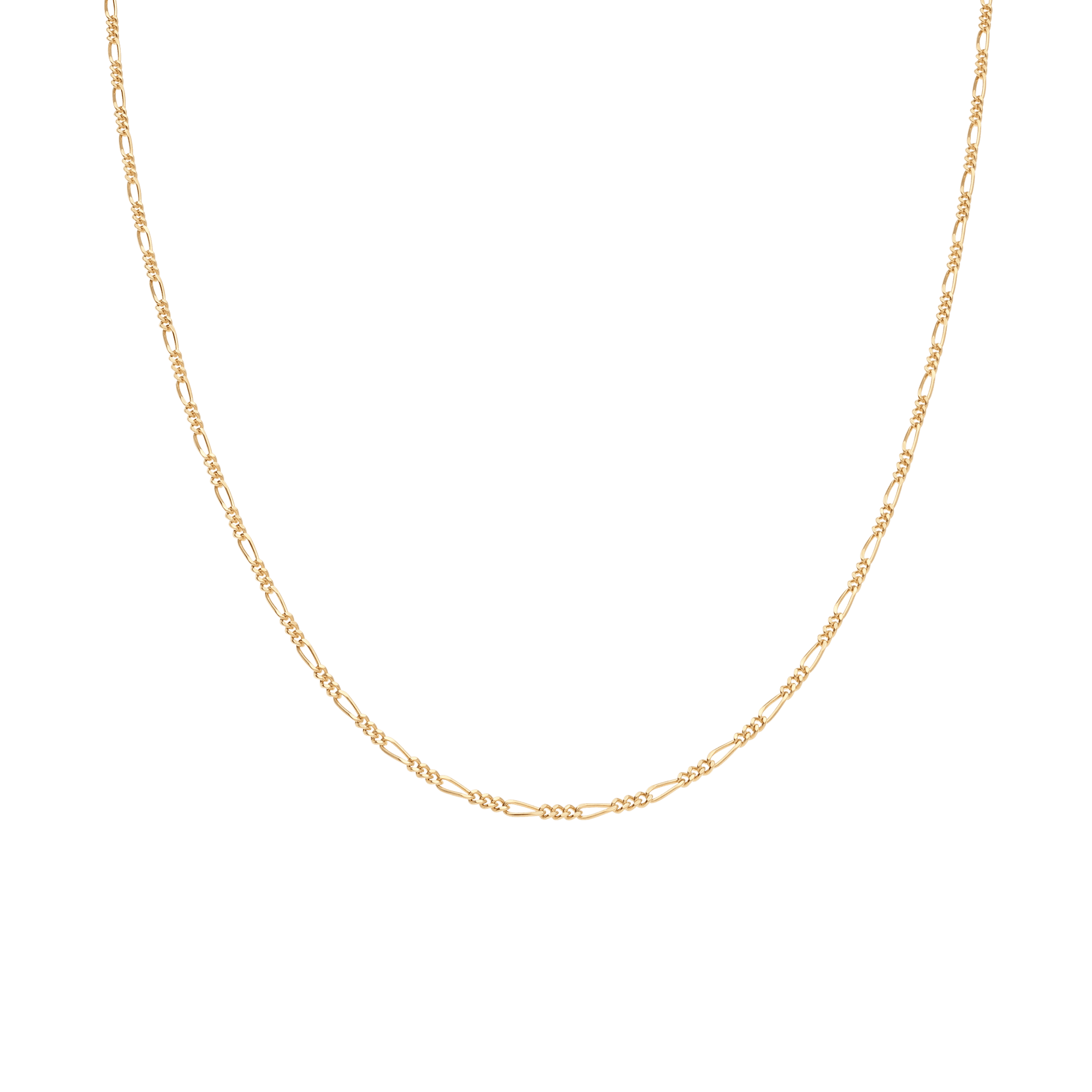Figaro chain 46cm 18K gold - Image 2