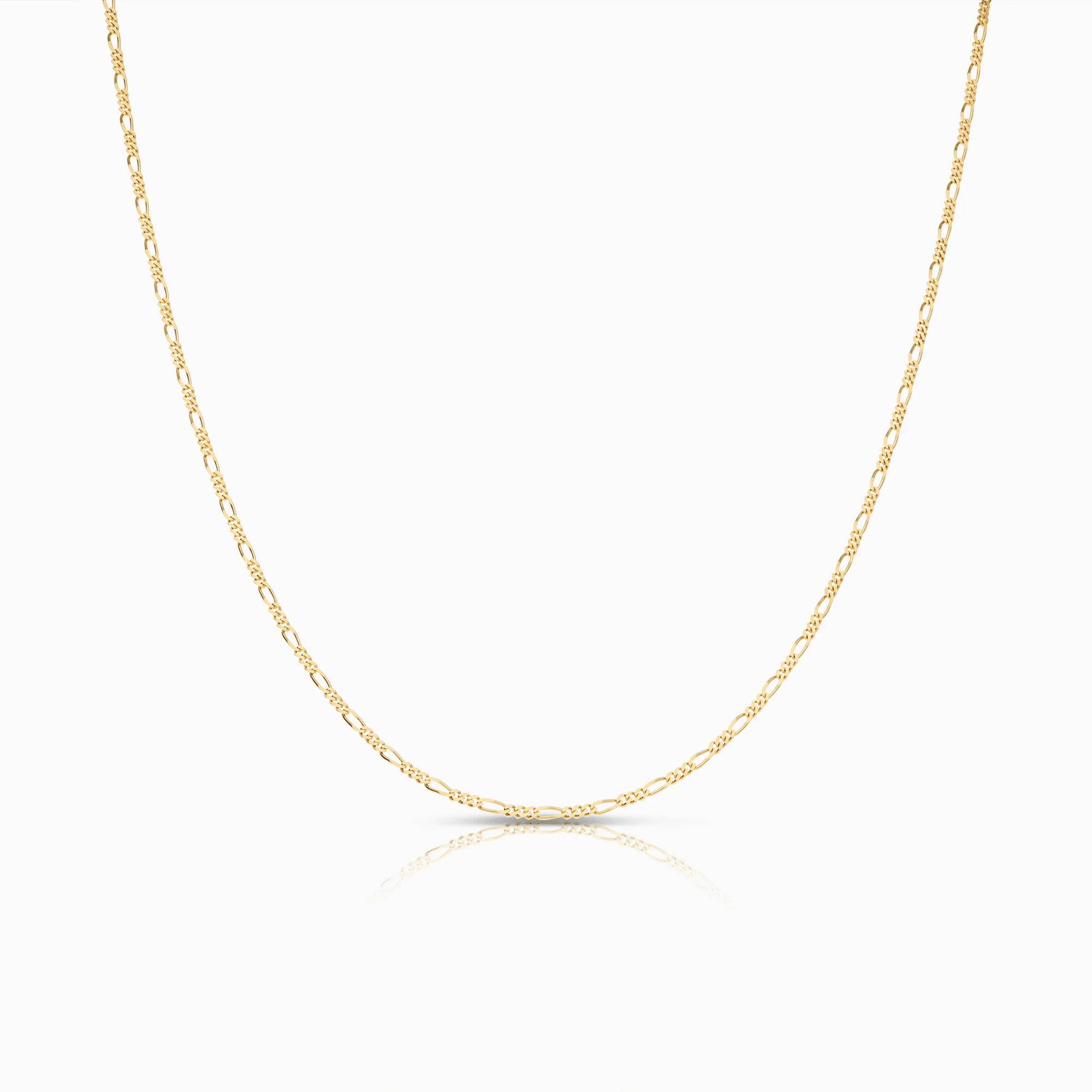 Figaro chain 50cm 18K gold