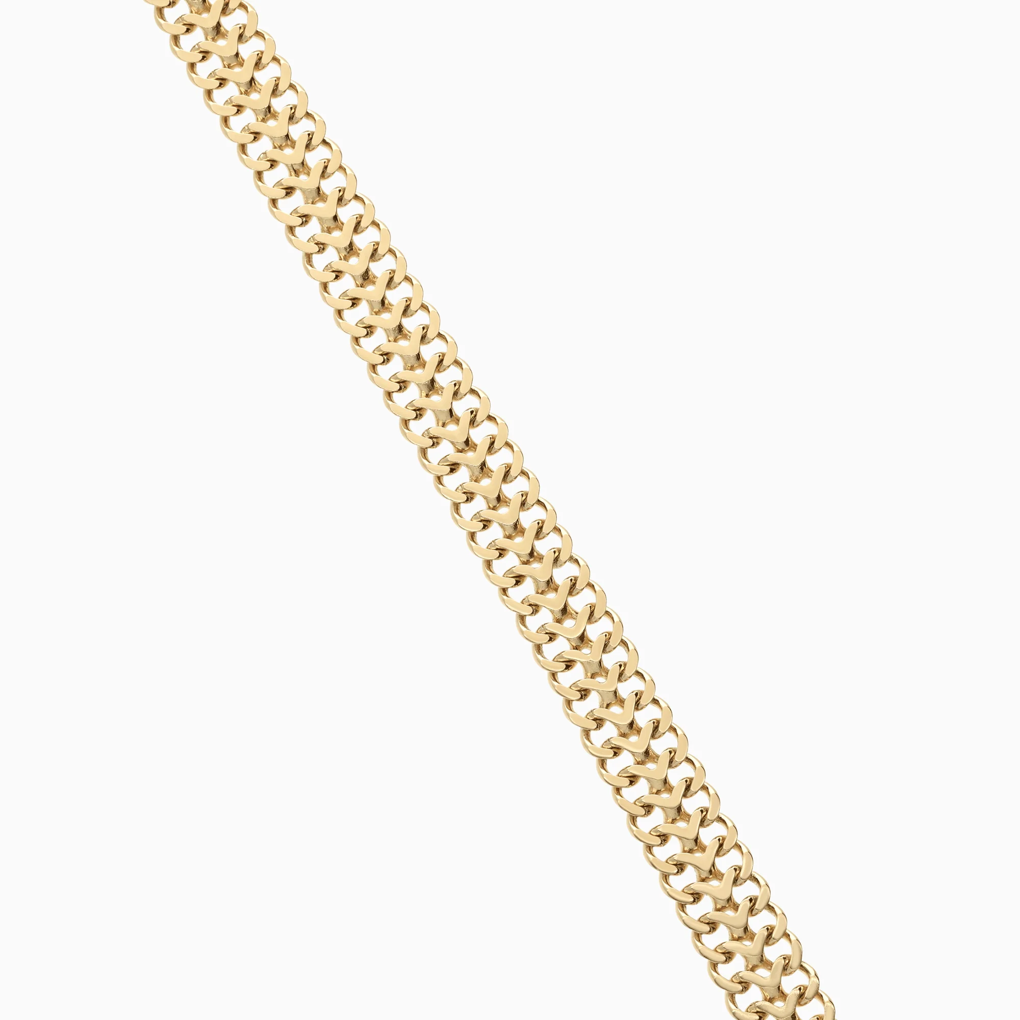 Fishbone bracelet 14.42g 18K gold