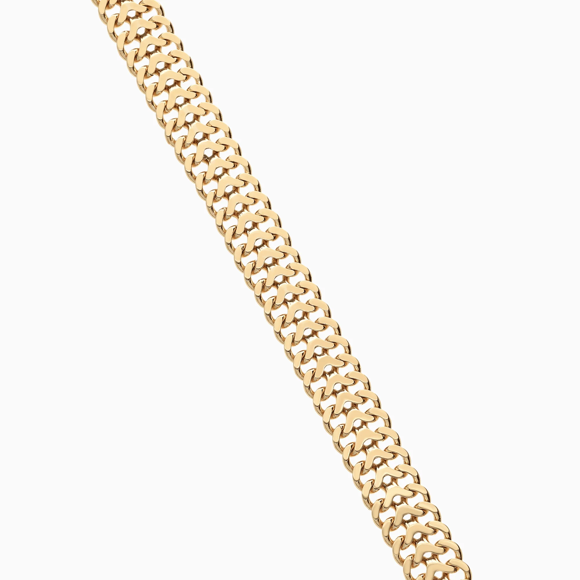 Fishbone bracelet 20.67g 18K gold