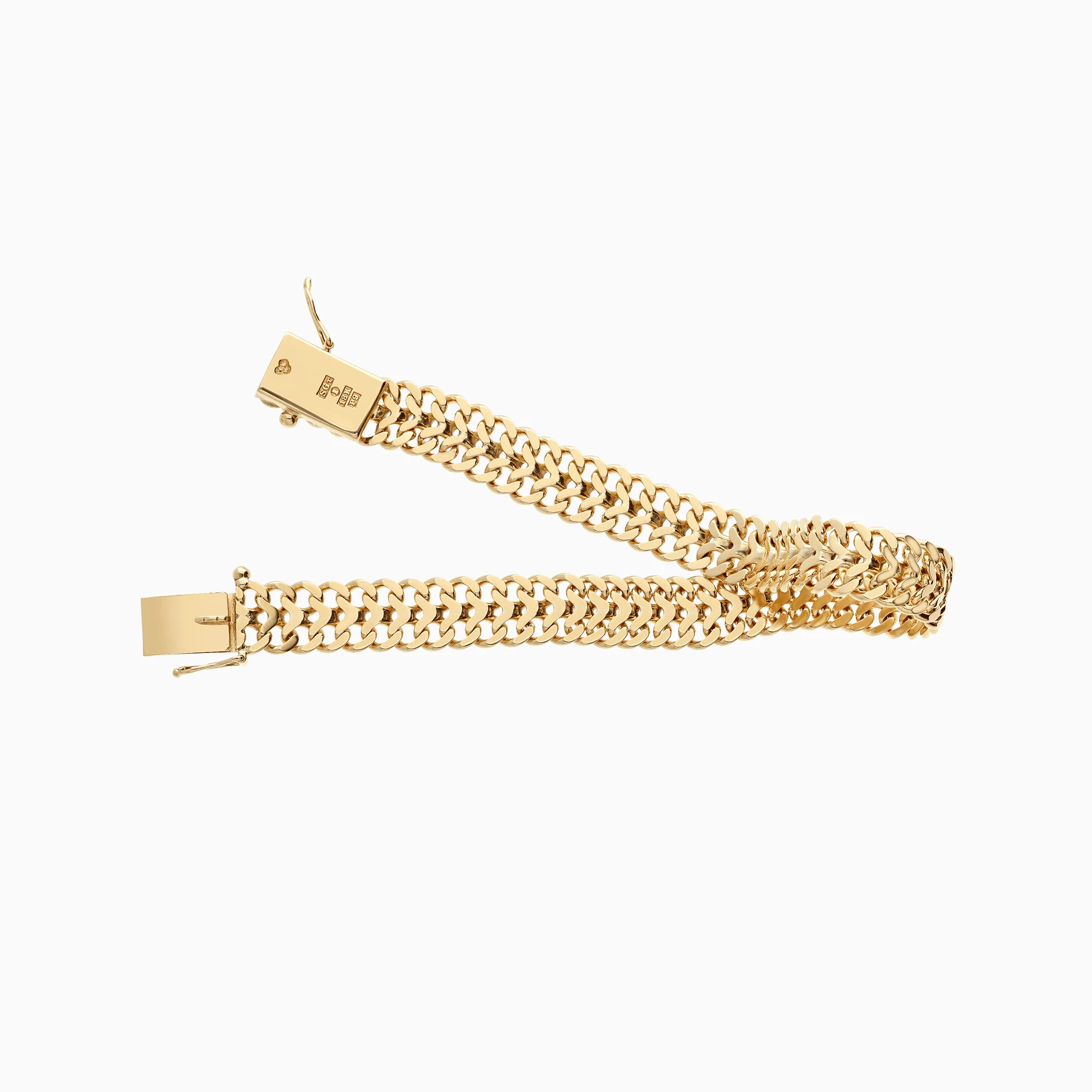 Fishbone bracelet 20.67g 18K gold - Image 2