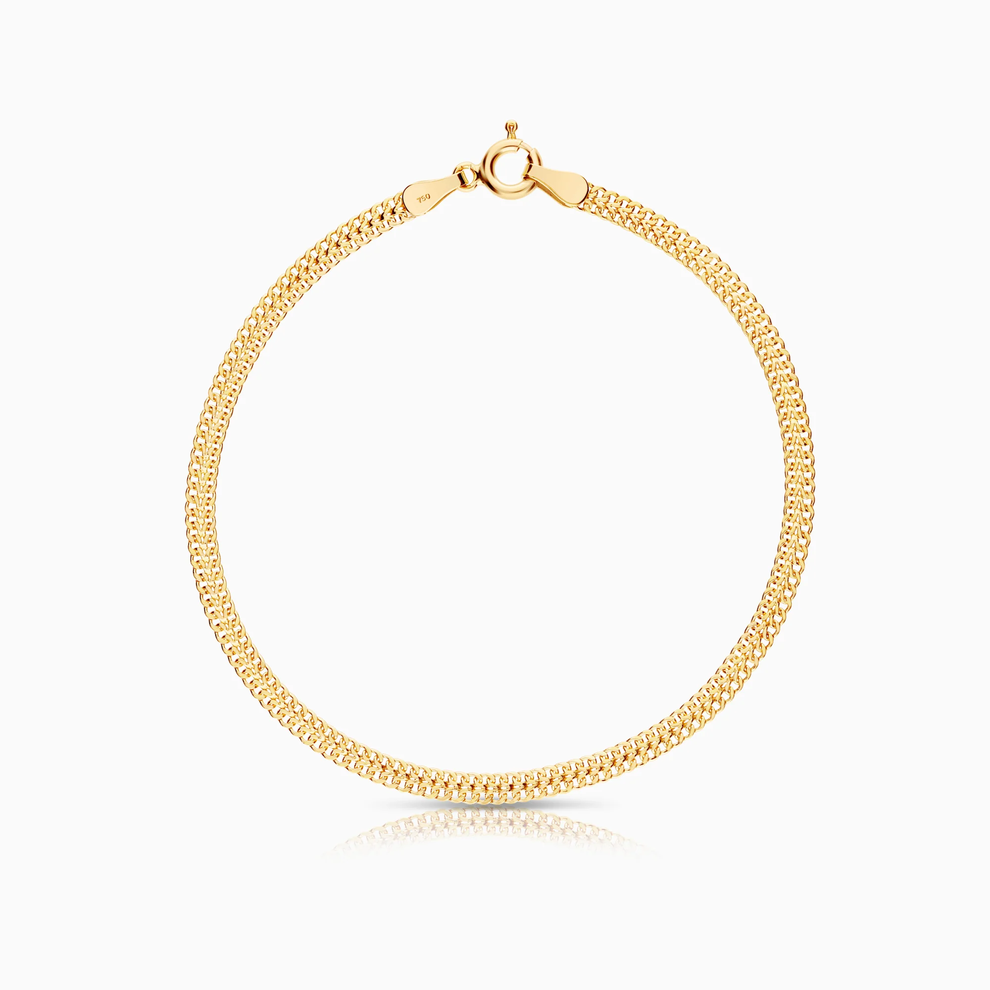Herringbone bracelet 3.05g 18K gold