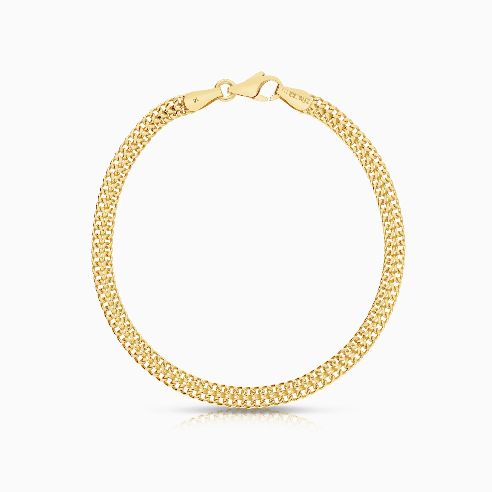 Herringbone bracelet 5.80g 14K gold