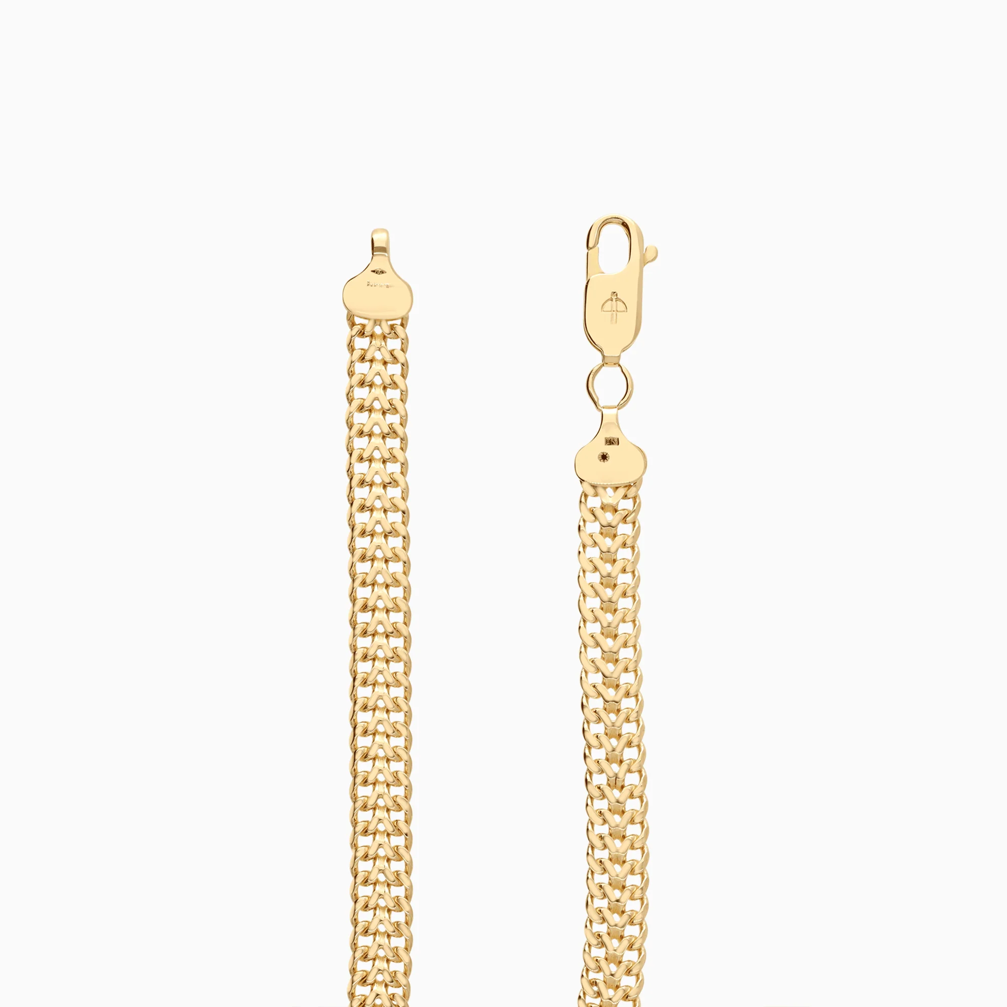 Herringbone bracelet 9.65g 18K gold - Image 2