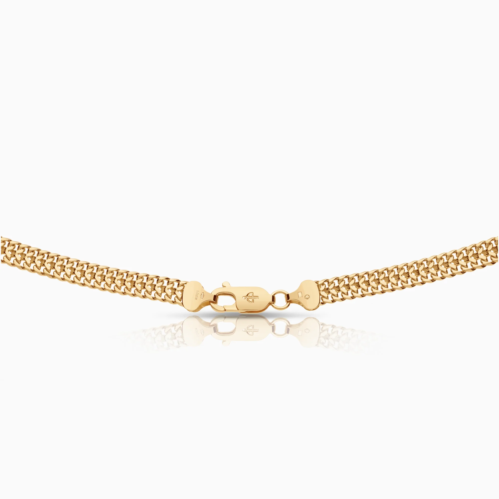 Herringbone necklace 23.95g 18K gold - Image 2