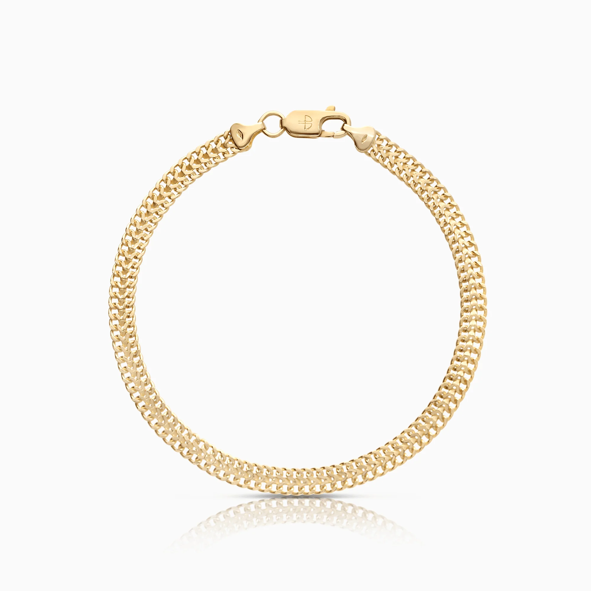 Herringbone bracelet 6.34g 18K gold