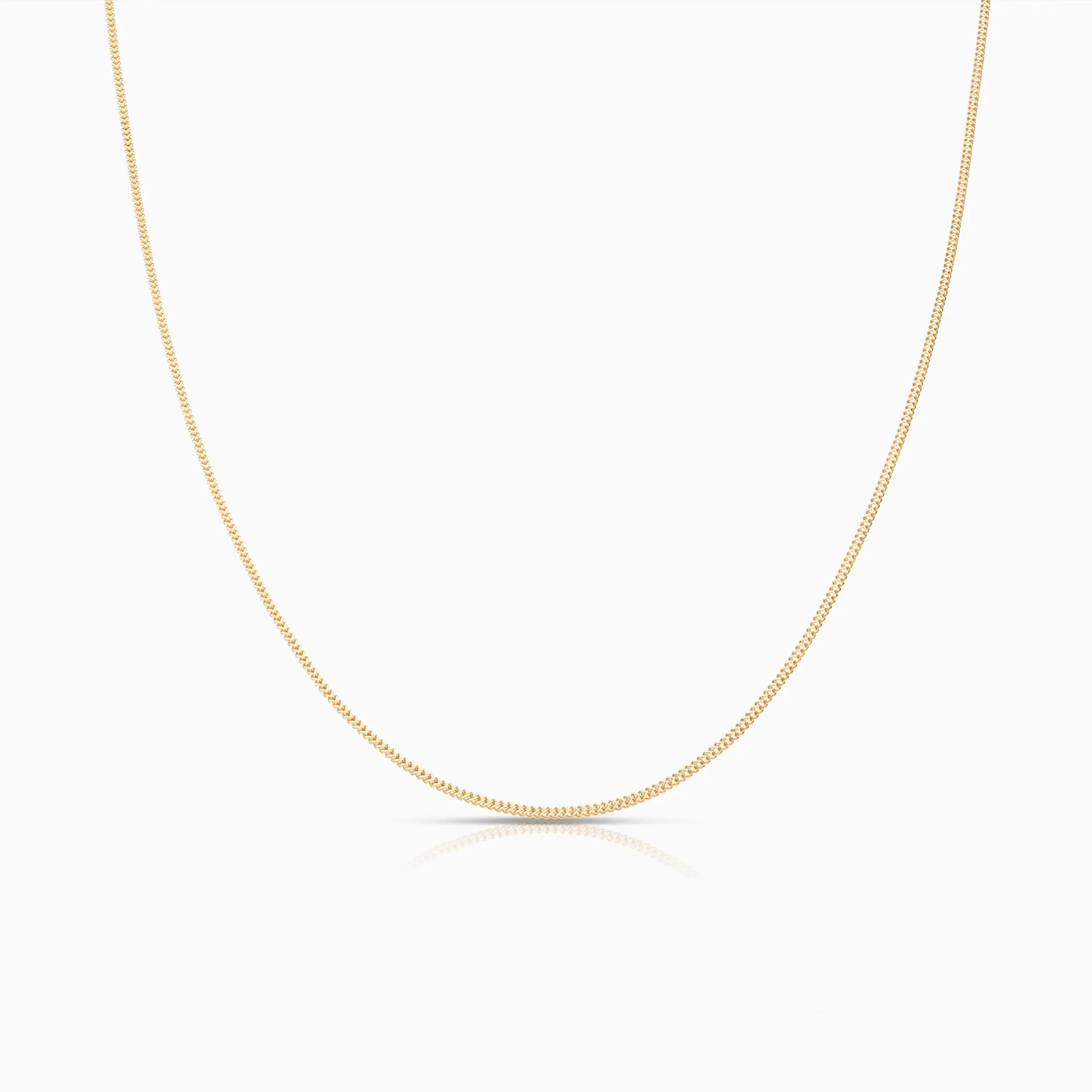 Herringbone chain 40cm 18K gold