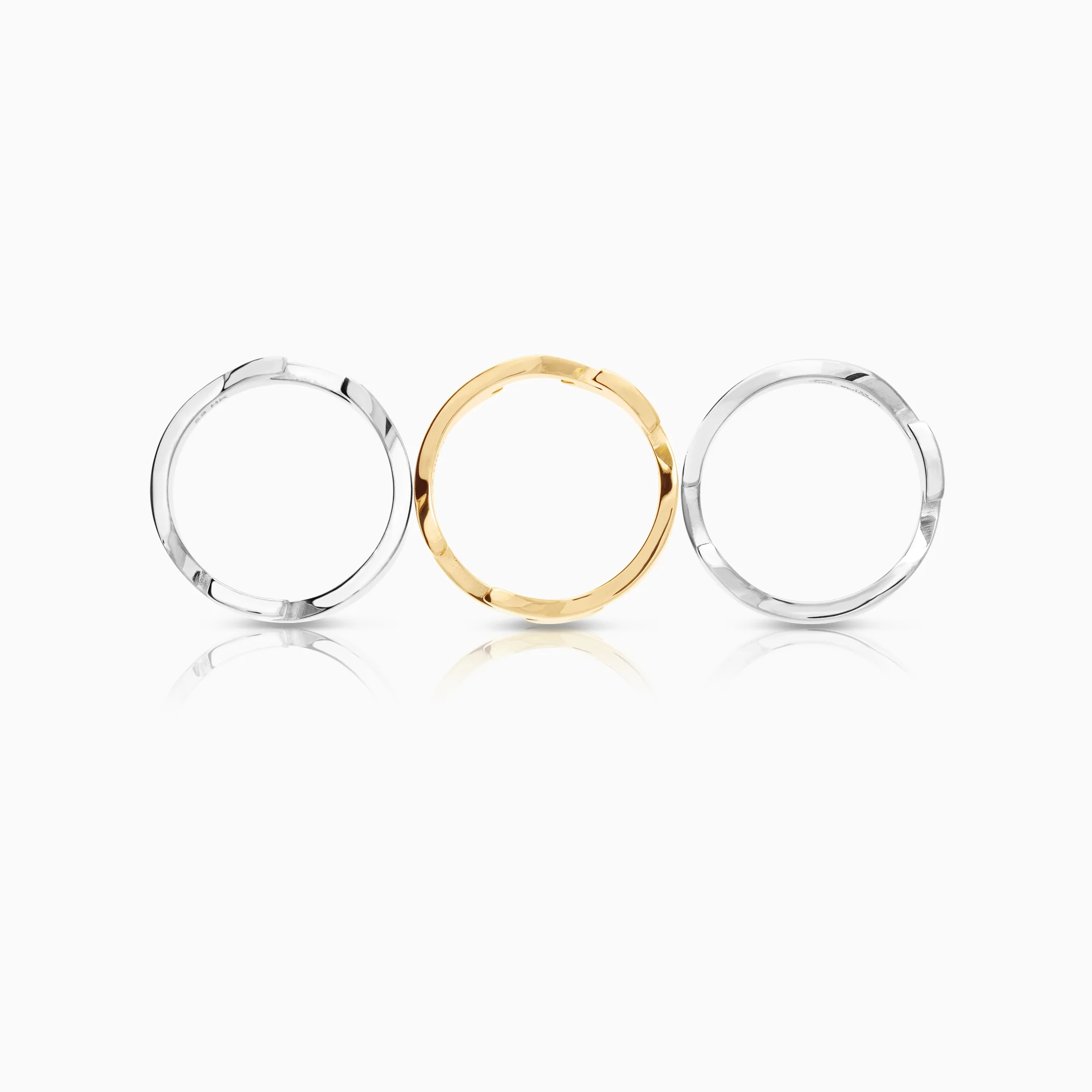 Georg Jensen Fusion 3-part 18.67g 18K gold - Image 2
