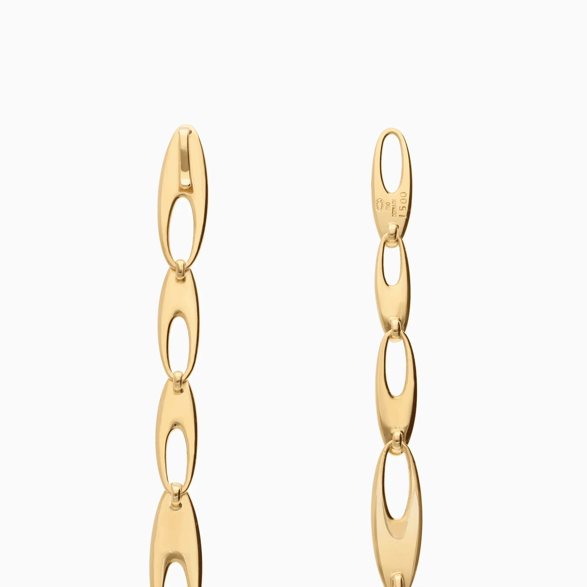 Georg Jensen Zephyr gold necklace 43.50g 18K gold - Image 3